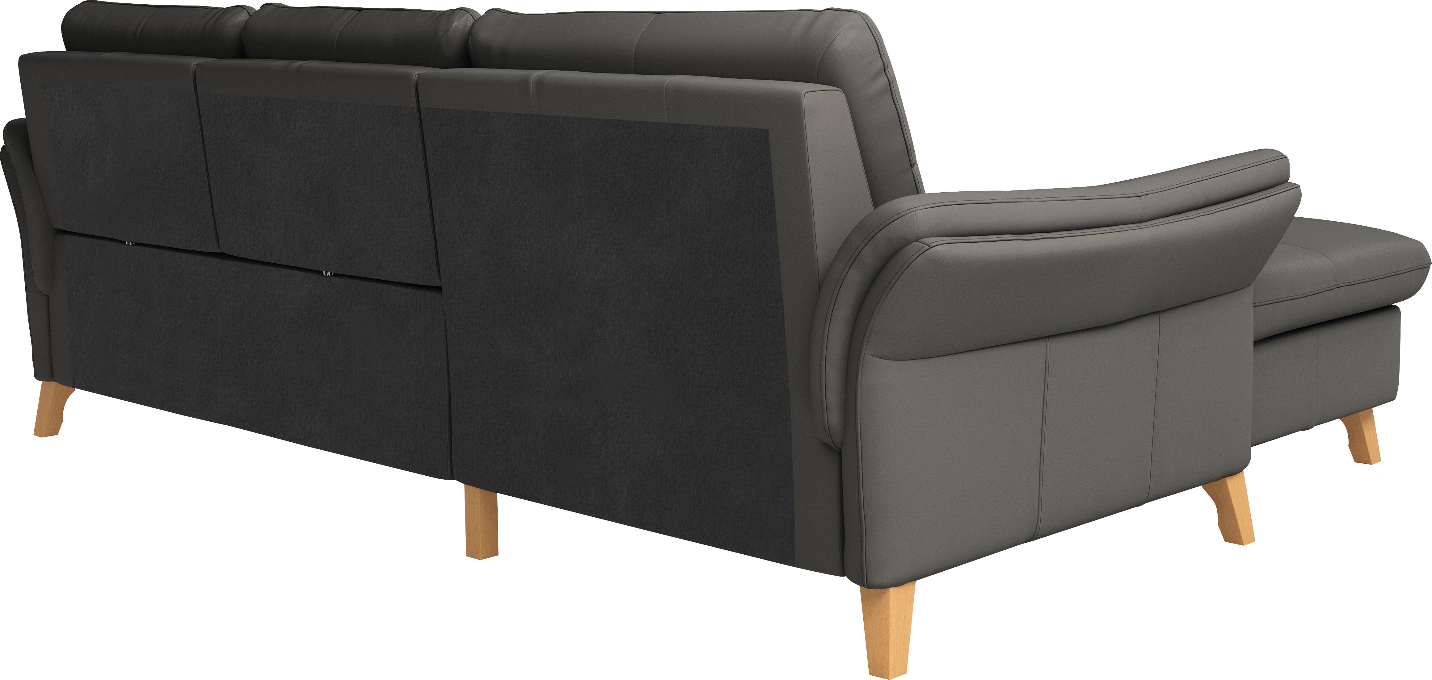 sit&more Hoekbank Göteborg Zitdiepteverstelling en binnenvering, naar keuze met slaapfunctie
