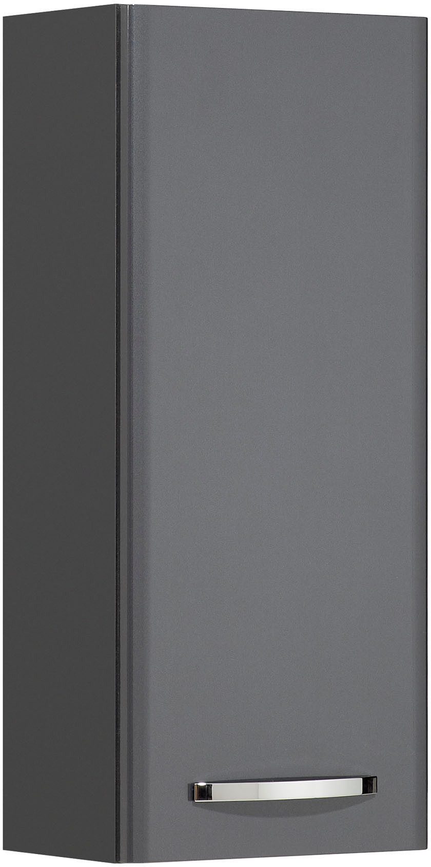 Saphir Badmeubelset Quickset 327 5-delig, wastafelmeubel en led-spiegelkast Antraciet hoogglans, incl. deurdemper, 8 deuren, 1 klep, 4 lades (set, 5 stuks)