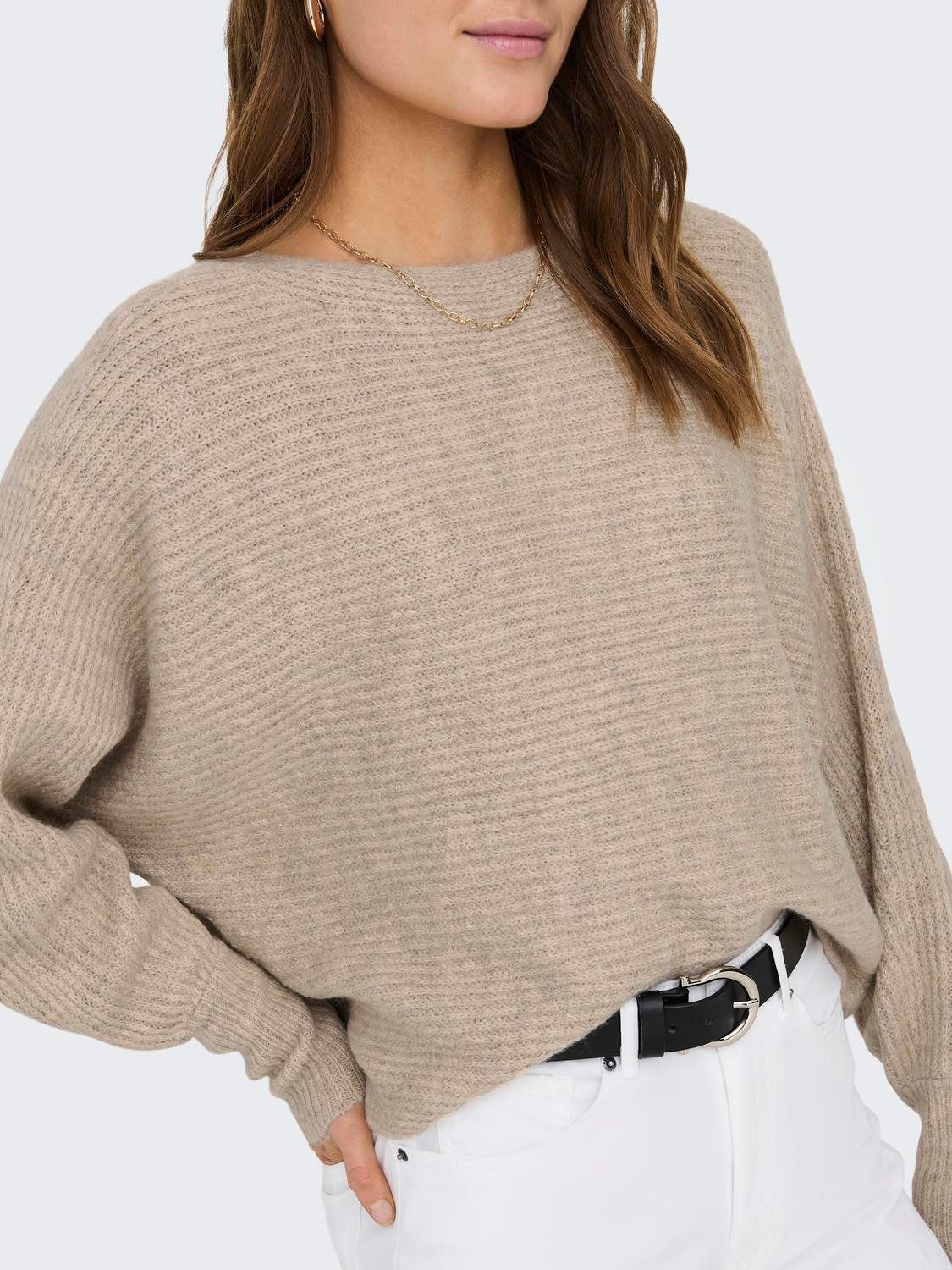 Only Gebreide trui ONLDANIELLA L/S PULLOVER KNT NOOS