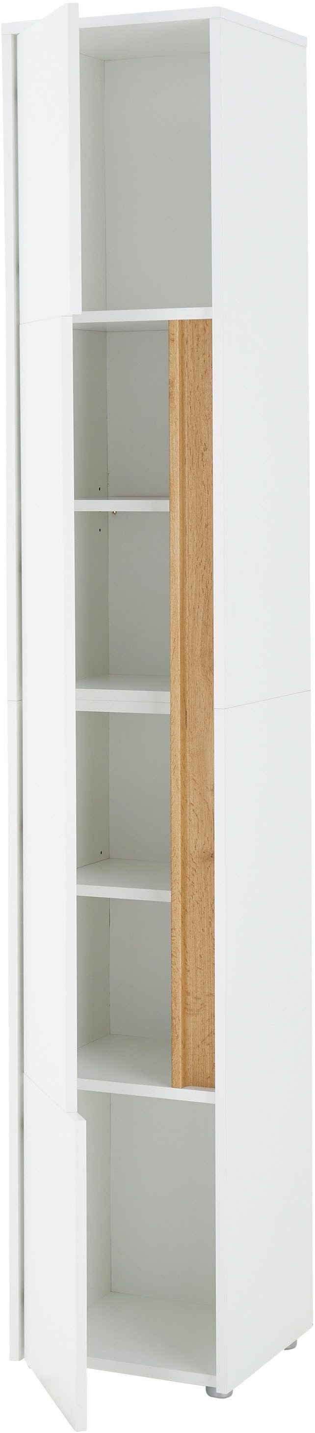 INOSIGN Hoge kast CITY/GIRON, badkamerkast met grepen, kast in tijdloos ontwerp