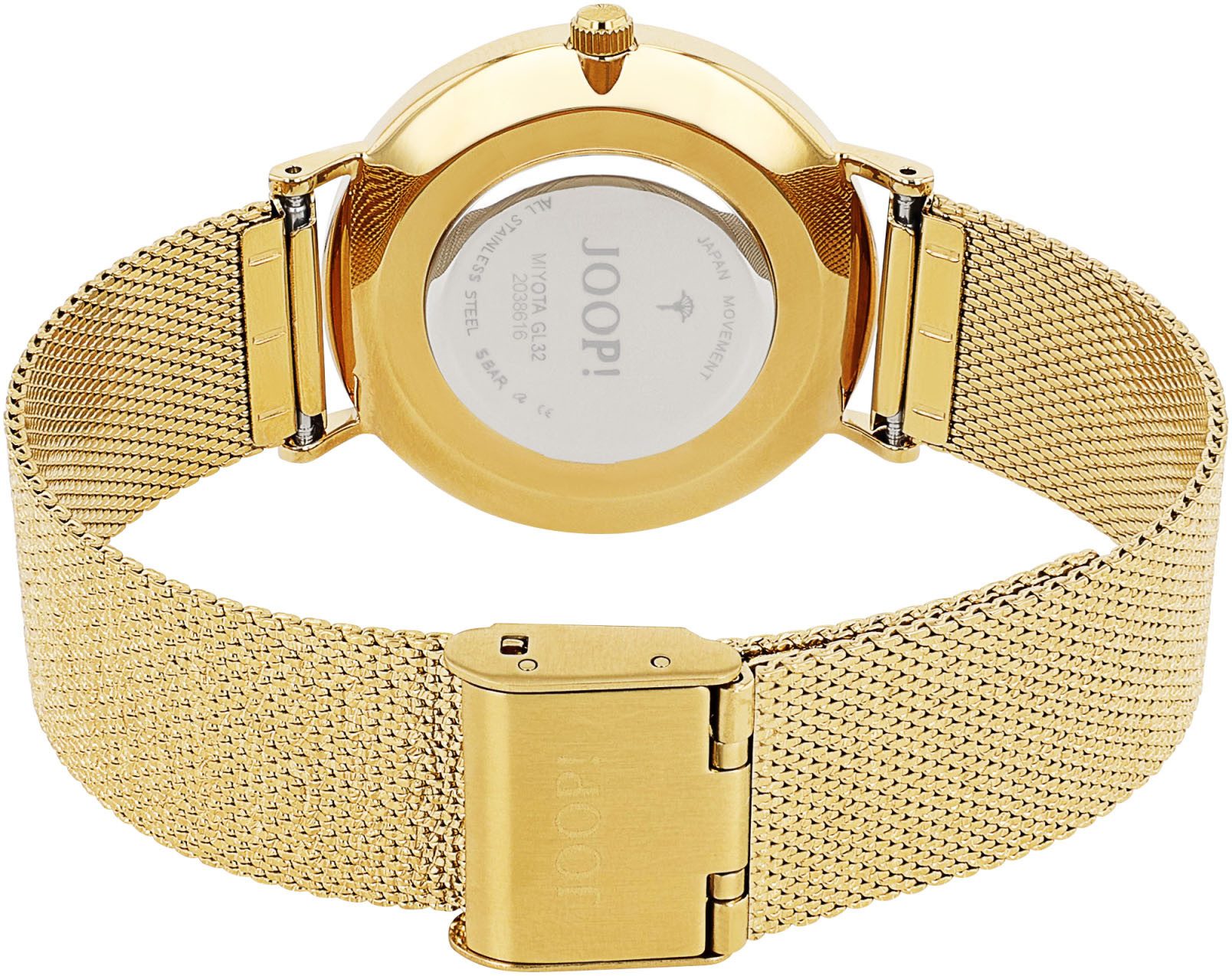 Joop! Kwartshorloge Horloge, dameshorloge, stalen armband