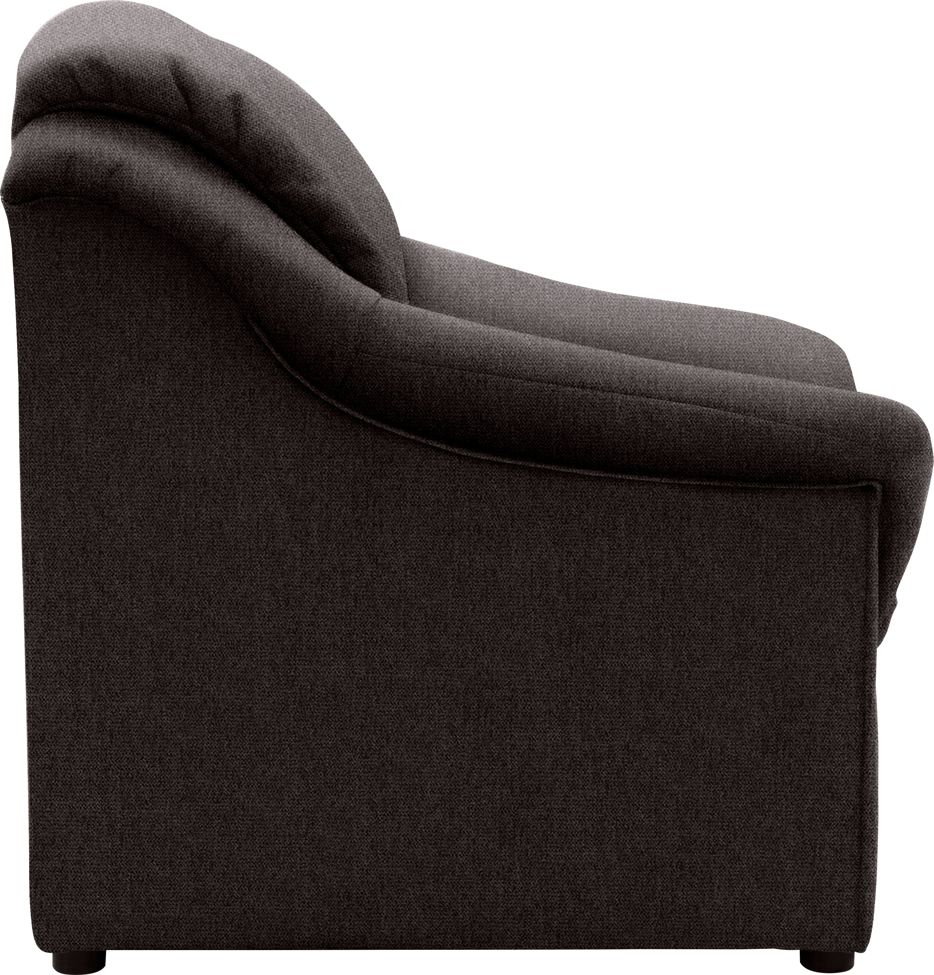 DOMO collection Fauteuil Faenza voor kleine ruimtes, tijdloos en elegant, compacte afmetingen