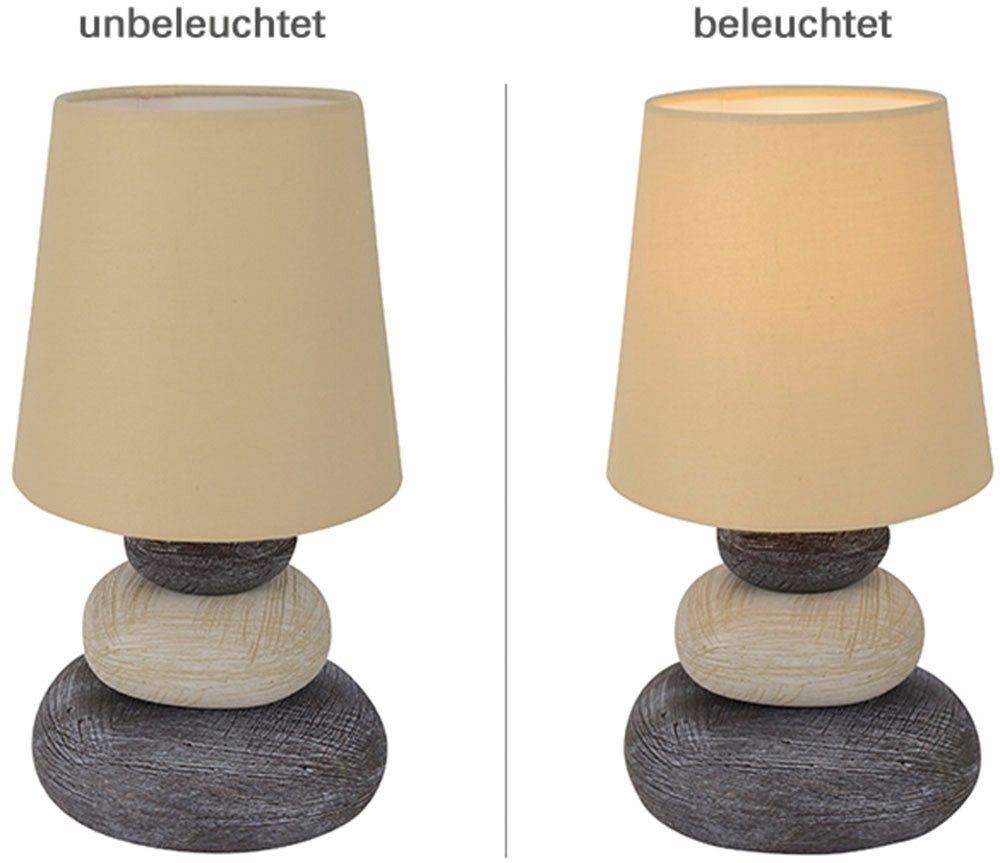 näve Led-tafellamp Stoney Aansluitkabel: ca. 130 cm (1 stuk)
