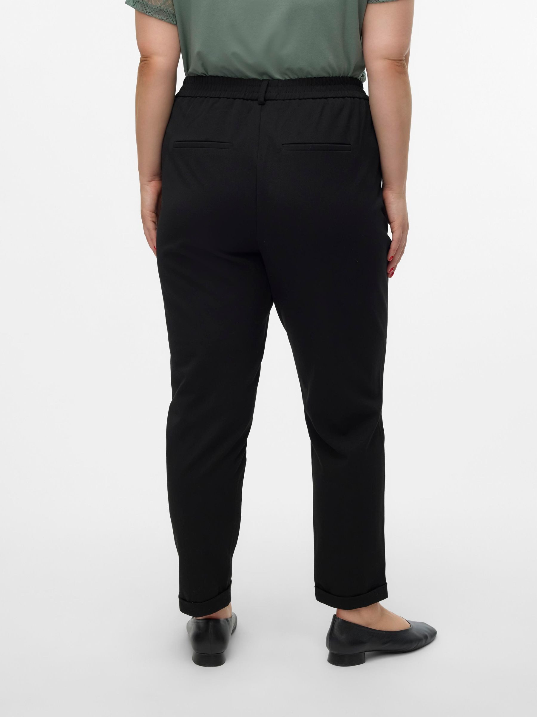 Vero Moda Curve Pantalon VMCMAYA MW LOOSE SOLID PANT CUR NOOS