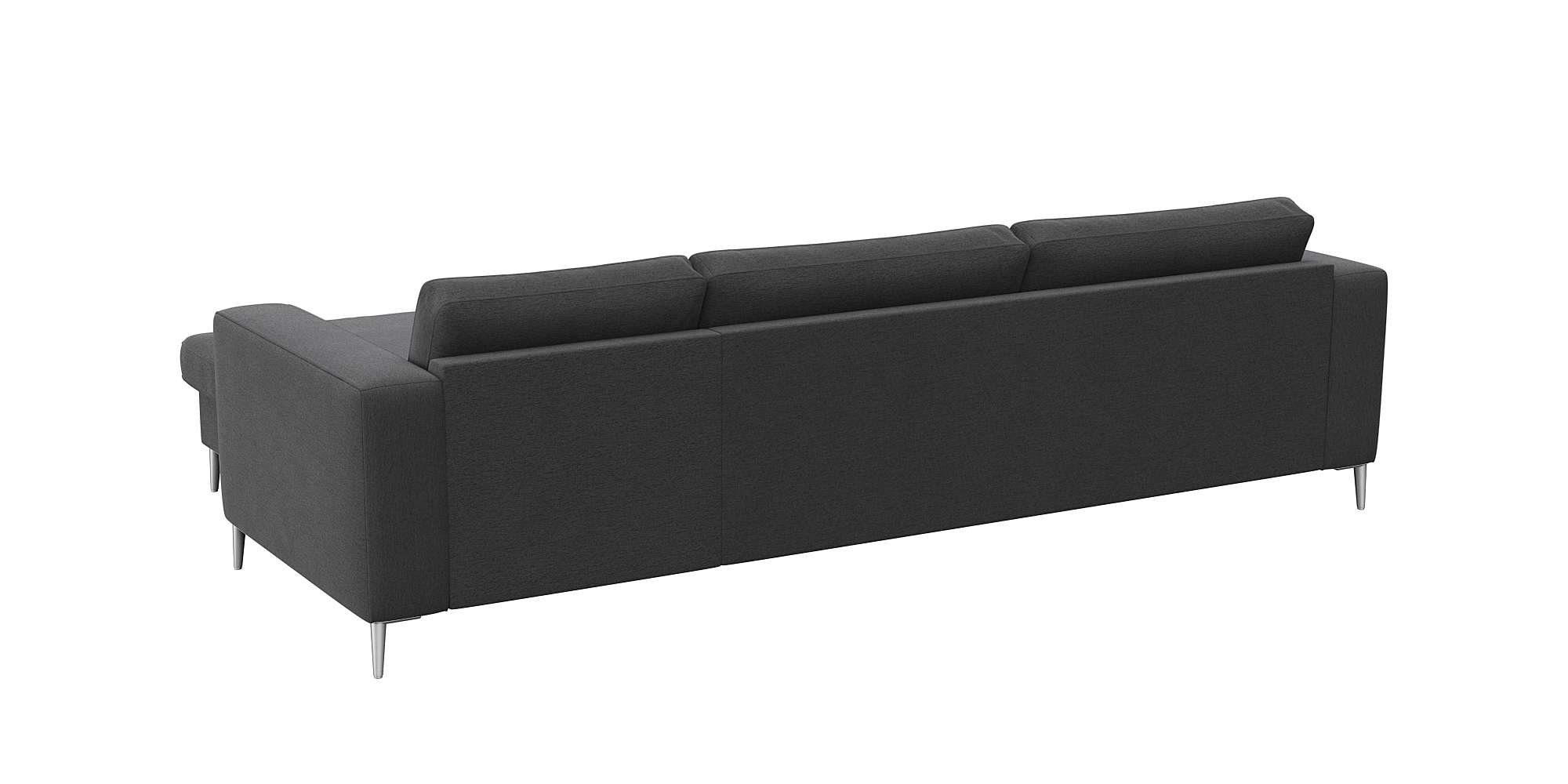 FLEXLUX Hoekbank Fiore, super zitcomfort door koudschuim in de zitting, L-vorm