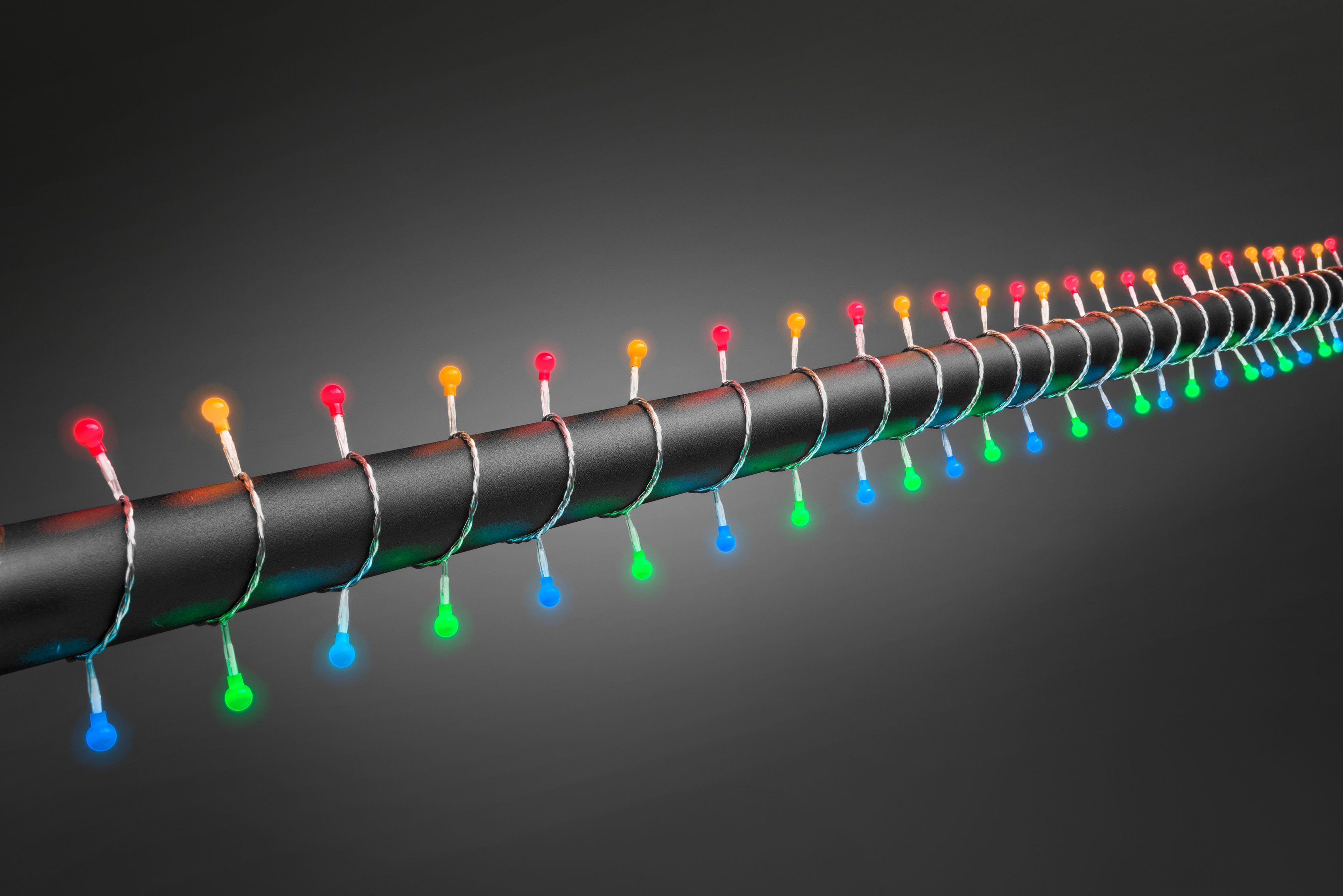 KONSTSMIDE Led-lichtsnoer Kerstversiering buiten Led bollichtketting, ronde dioden, 80 gekleurde dioden (1 stuk)