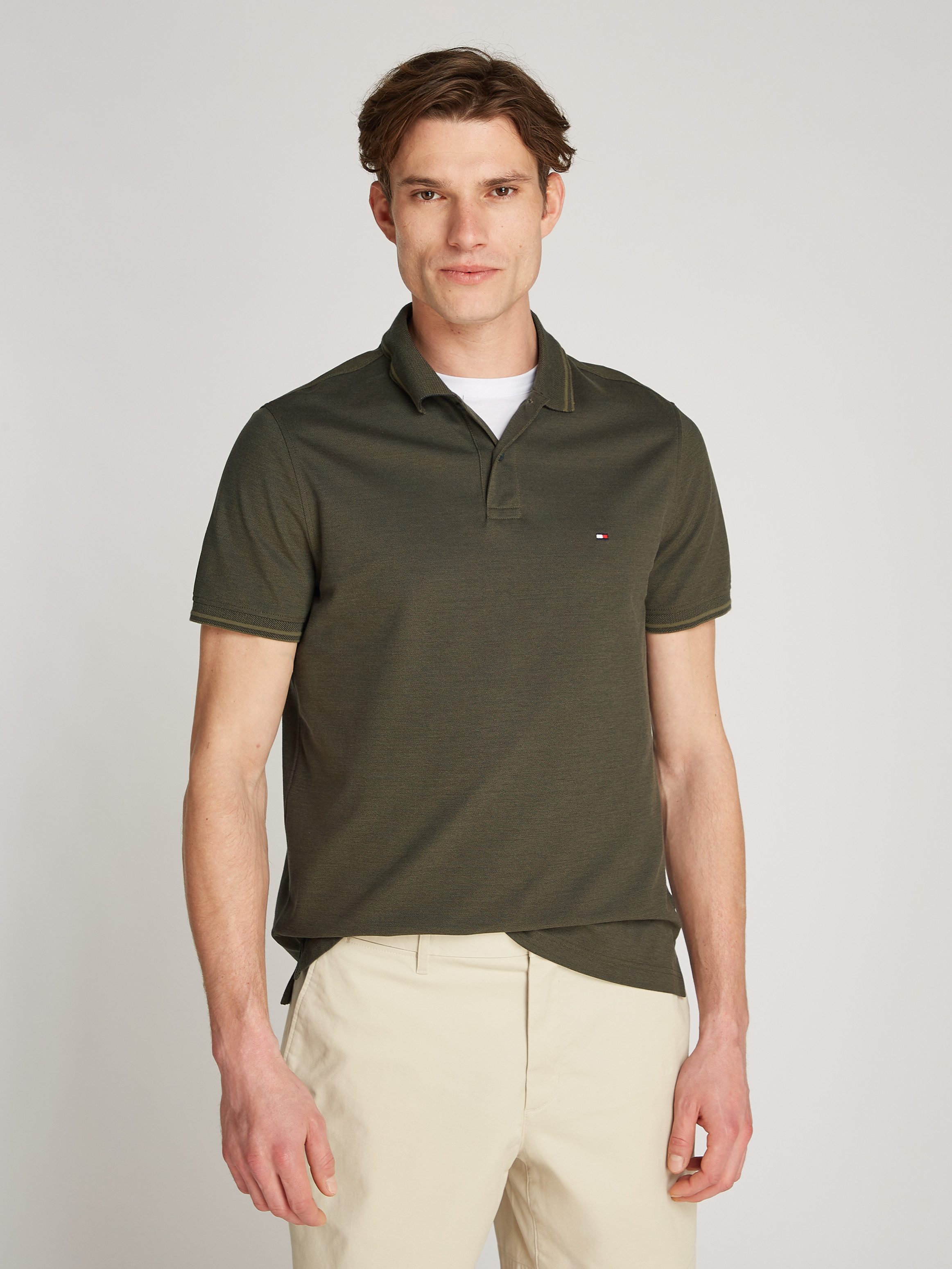 Tommy Hilfiger Poloshirt OXFORD TWO TONE REG POLO