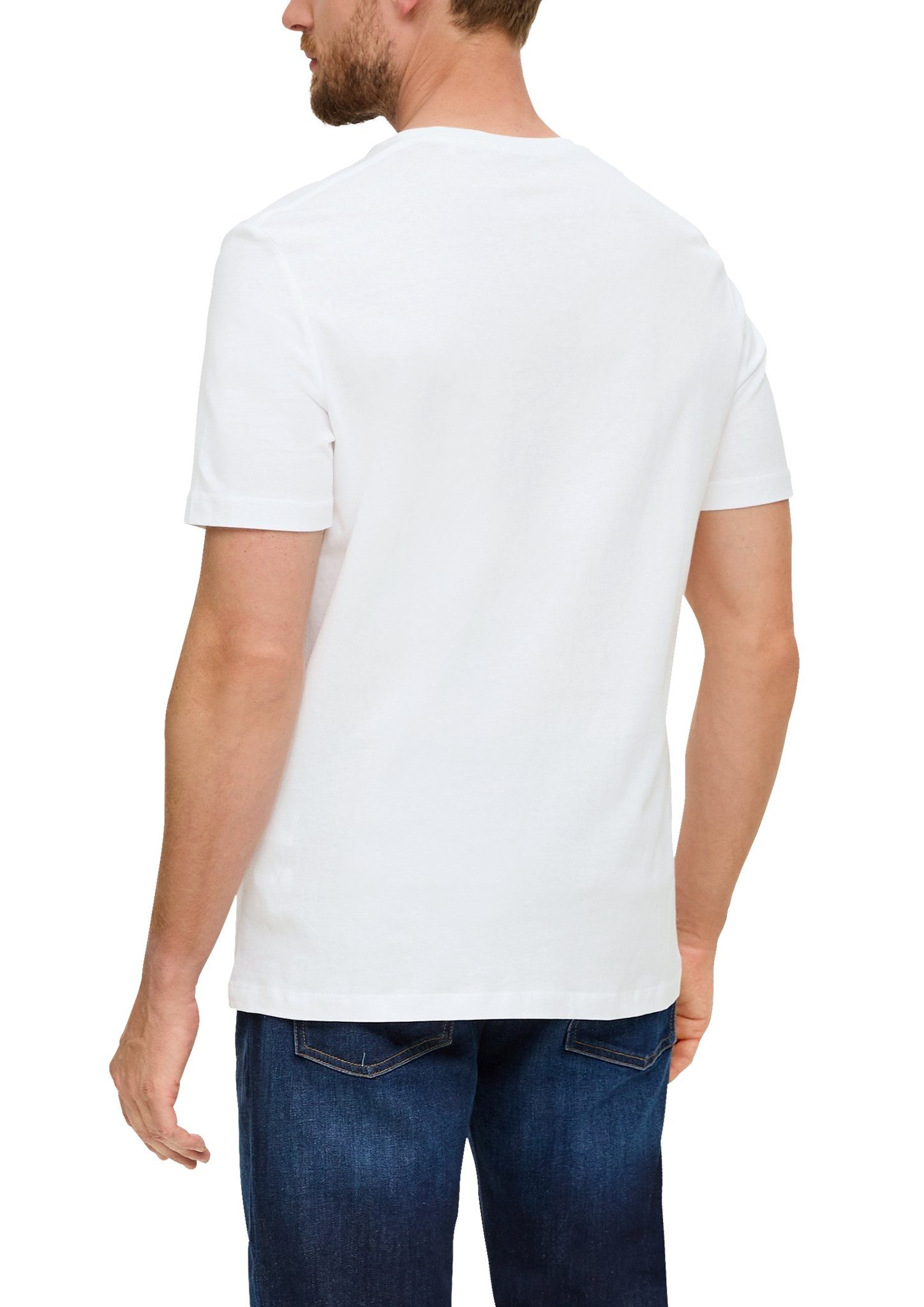 s.Oliver T-shirt van ademende katoen