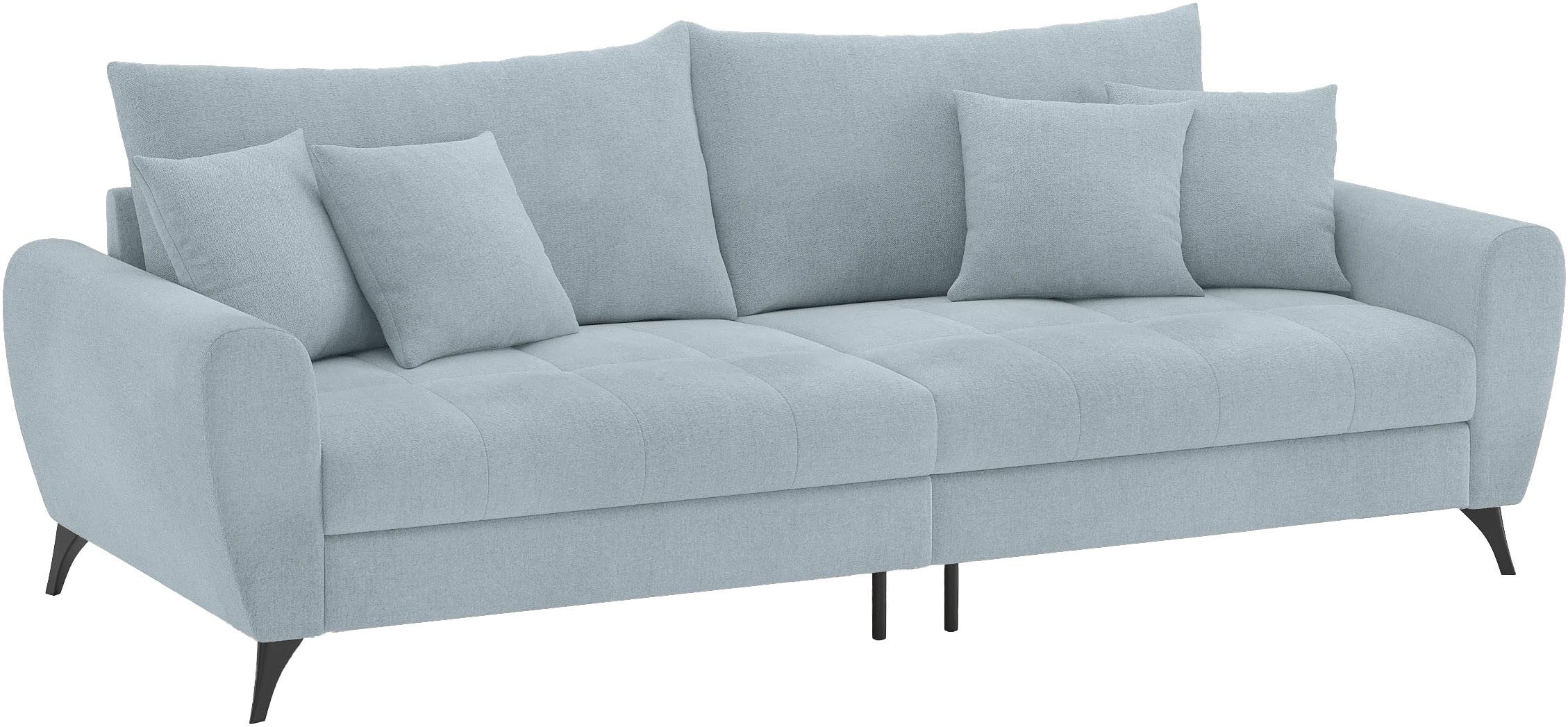 Mr. Couch Megabank Blackburn II Met koudschuimvering tot 140 kg belastbaar blauw, xxl banken