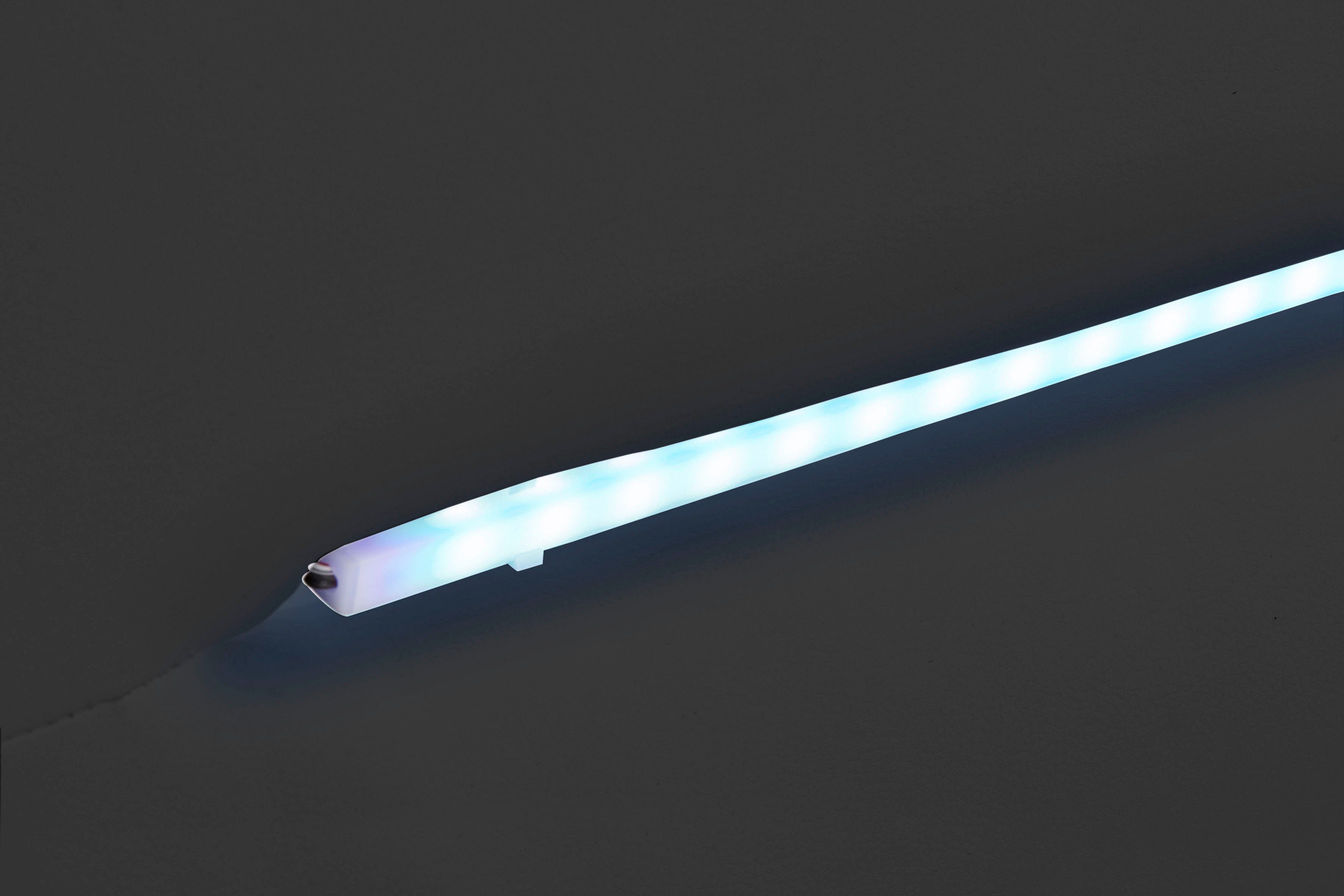 COTTA Boxspring Lighstar inclusief ledverlichting, topmatras, bedkist en sierkussen