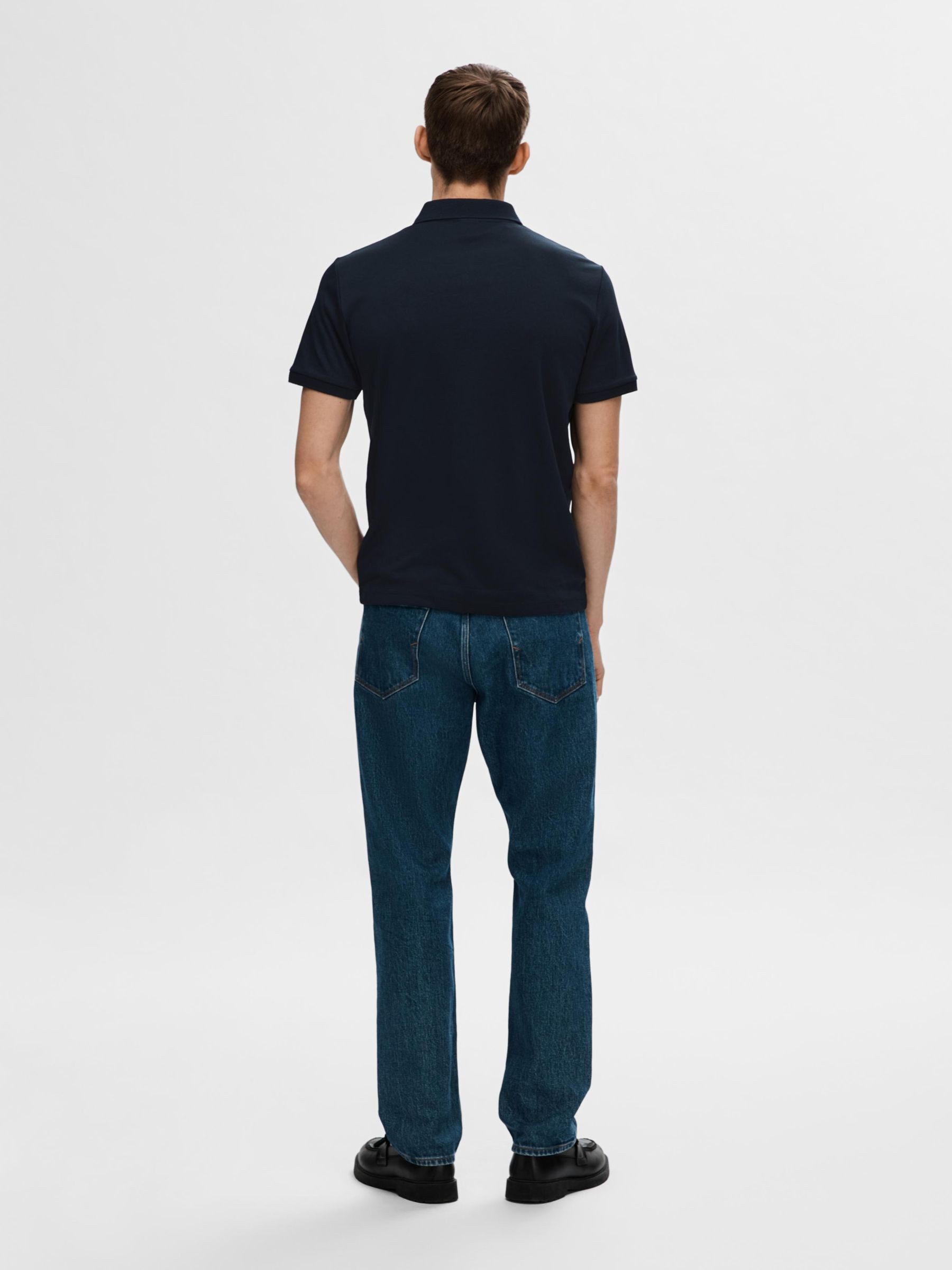 SELECTED HOMME Poloshirt SLHFAVE ZIP SS POLO NOOS