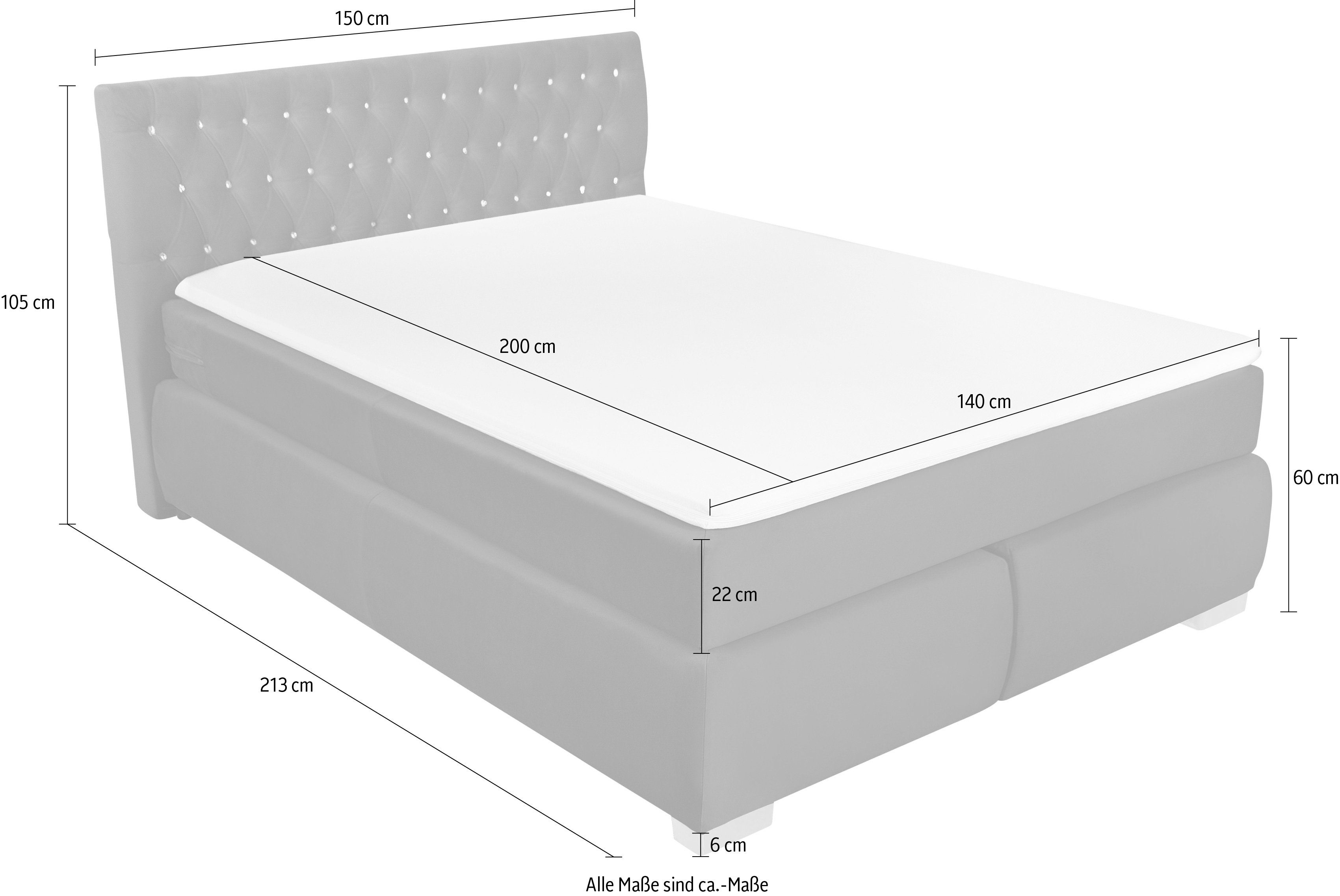 Leonique Boxspring Rumba Pocketveringsmatras in hardheid 3, in 4 breedten, incl. topmatras