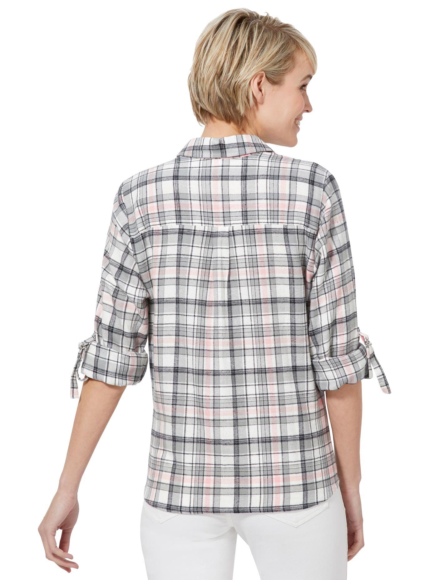 Casual Looks Geruite blouse