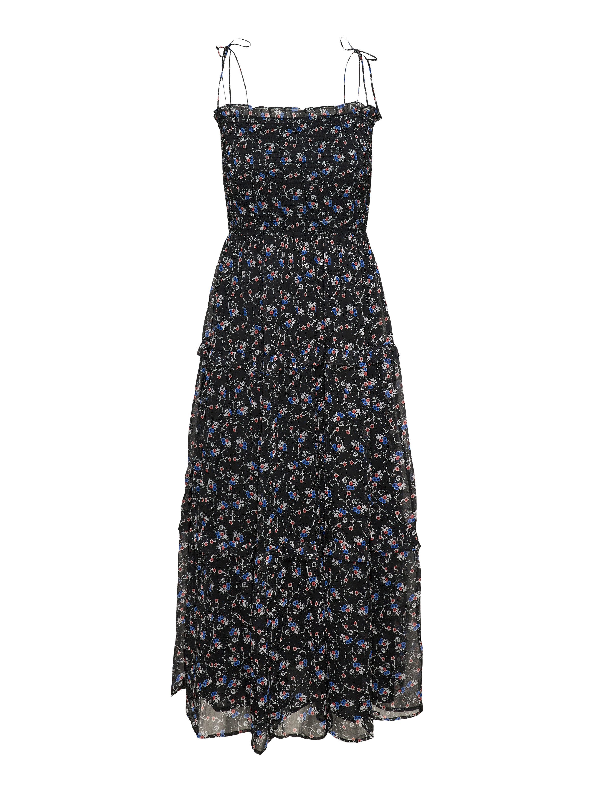 TOMMY JEANS Maxi-jurk TJW AOP CHIFFON MAXI DRESS EXT