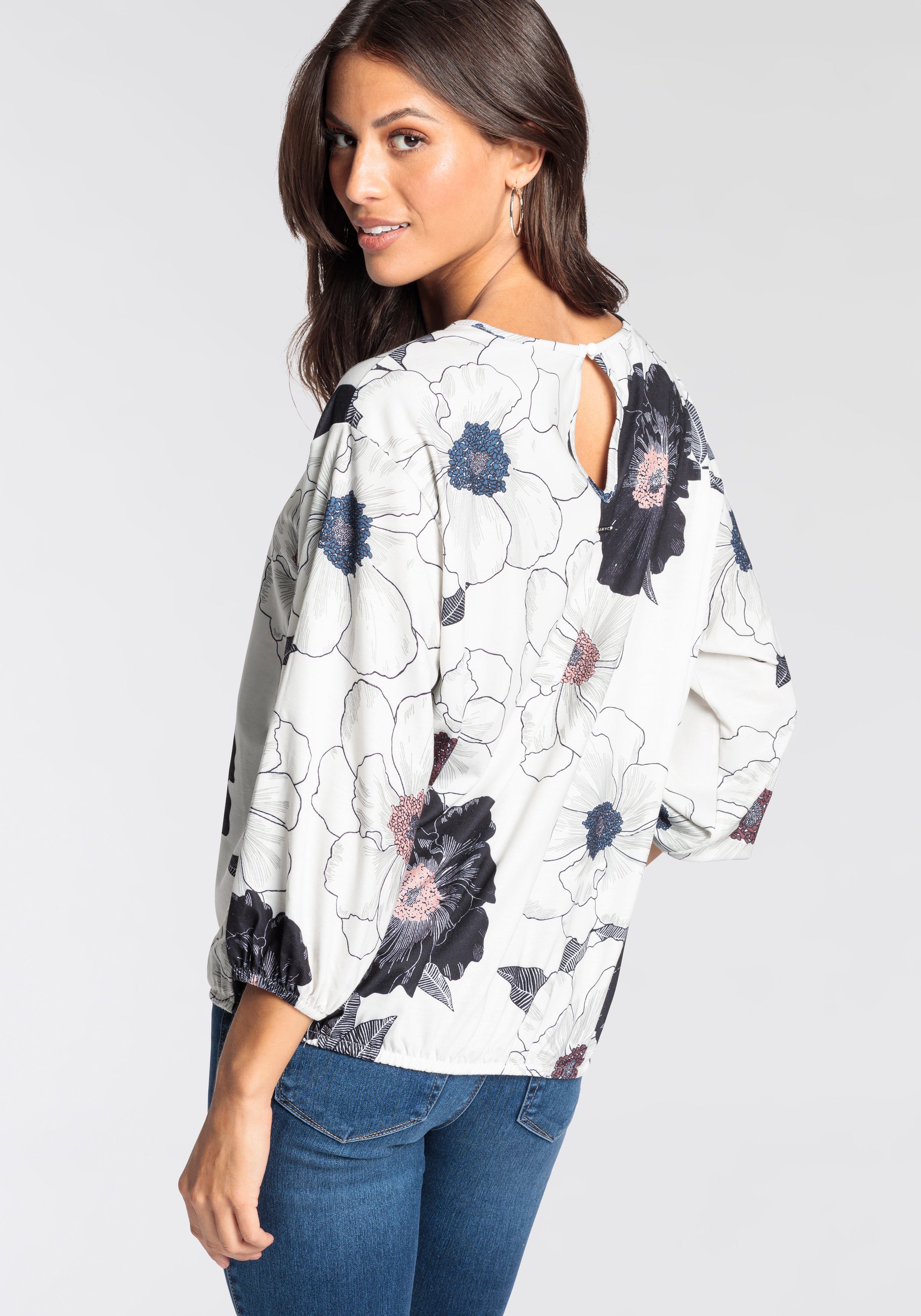 Laura Scott Ballonshirt met v-hals