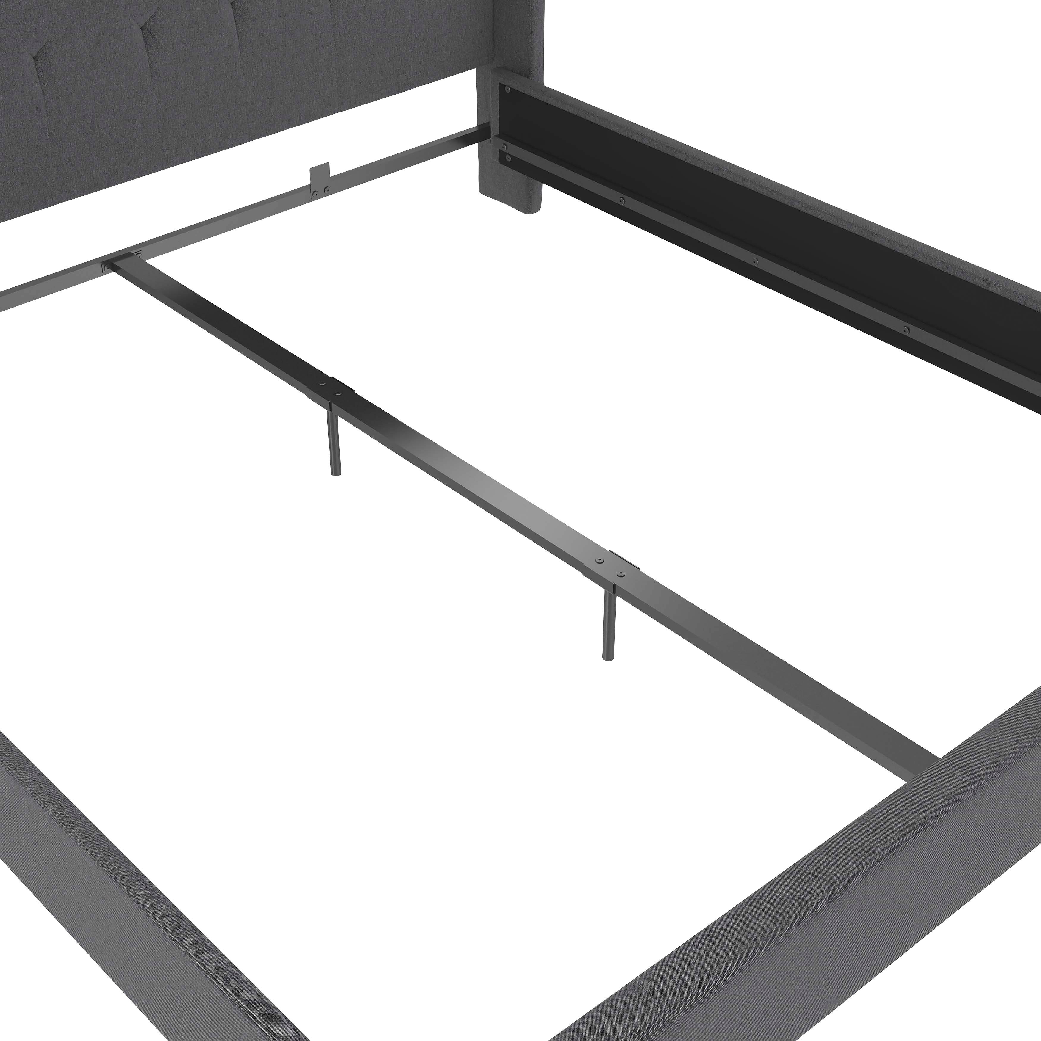 Home affaire Gestoffeerd bed Kempton met ruitencapitonnage, zacht verdikt, ligoppervlak 140x200 of 180x200 cm (1-delig)