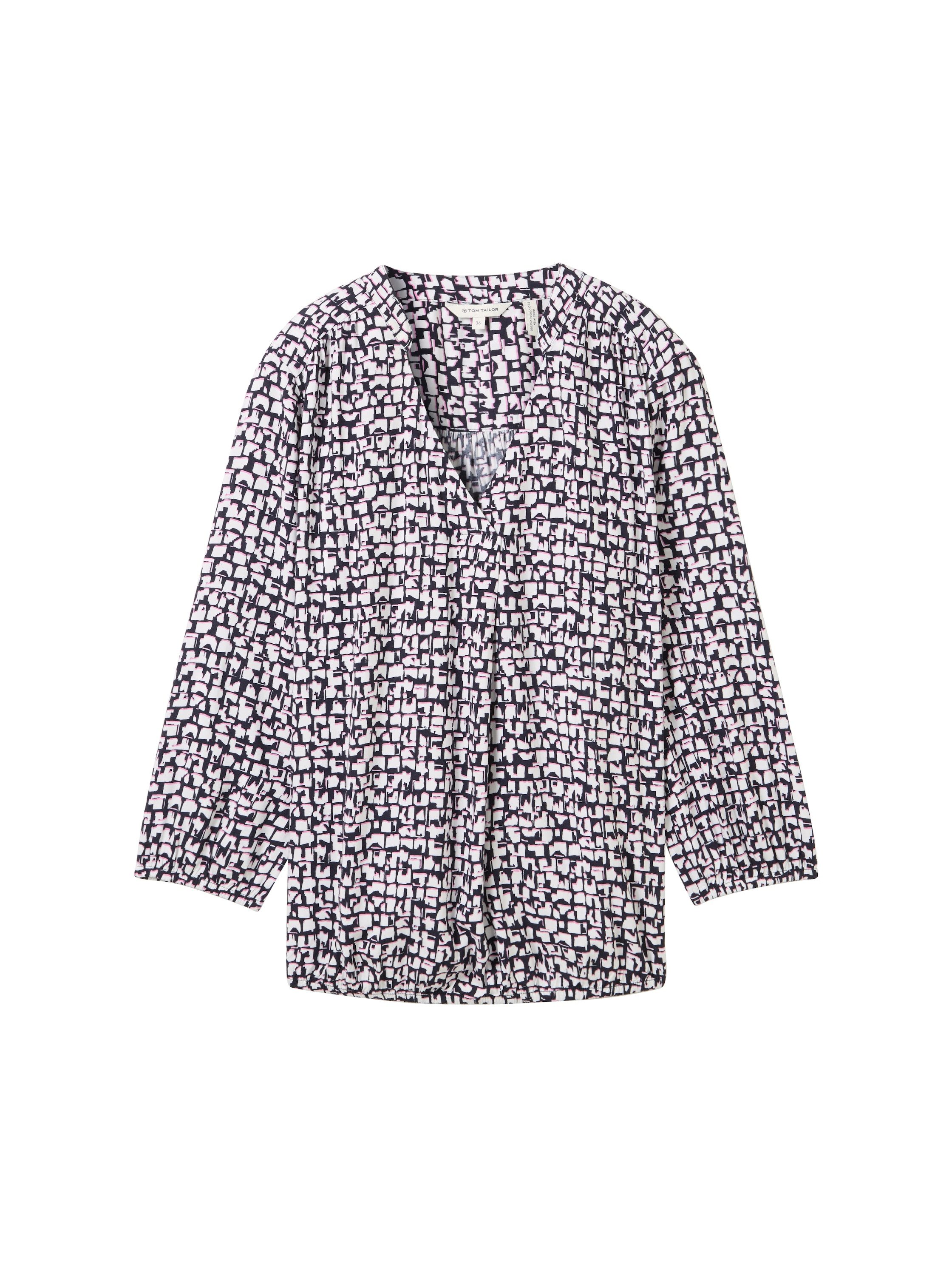 Tom Tailor Blouse met lange mouwen met livaeco by birla cellulose(tm)
