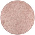 living line vloerkleed serena gemêleerde velours, stijlvol gedessineerd, ideaal in de woonkamer  slaapkamer roze