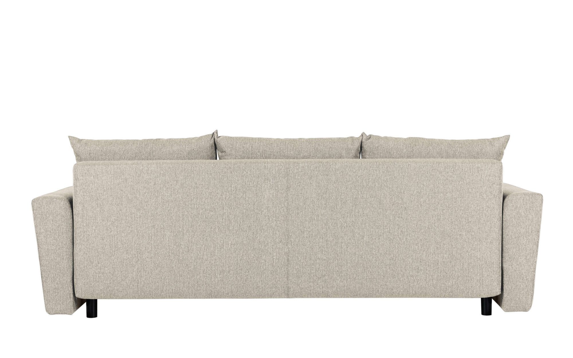 INOSIGN 3-zitsbank MAGHERA slaapbank met bedlade, van hoogwaardige afwerking met golfvering, corduroy en structuur bekleding, b/h/d 230/92,5/79 cm