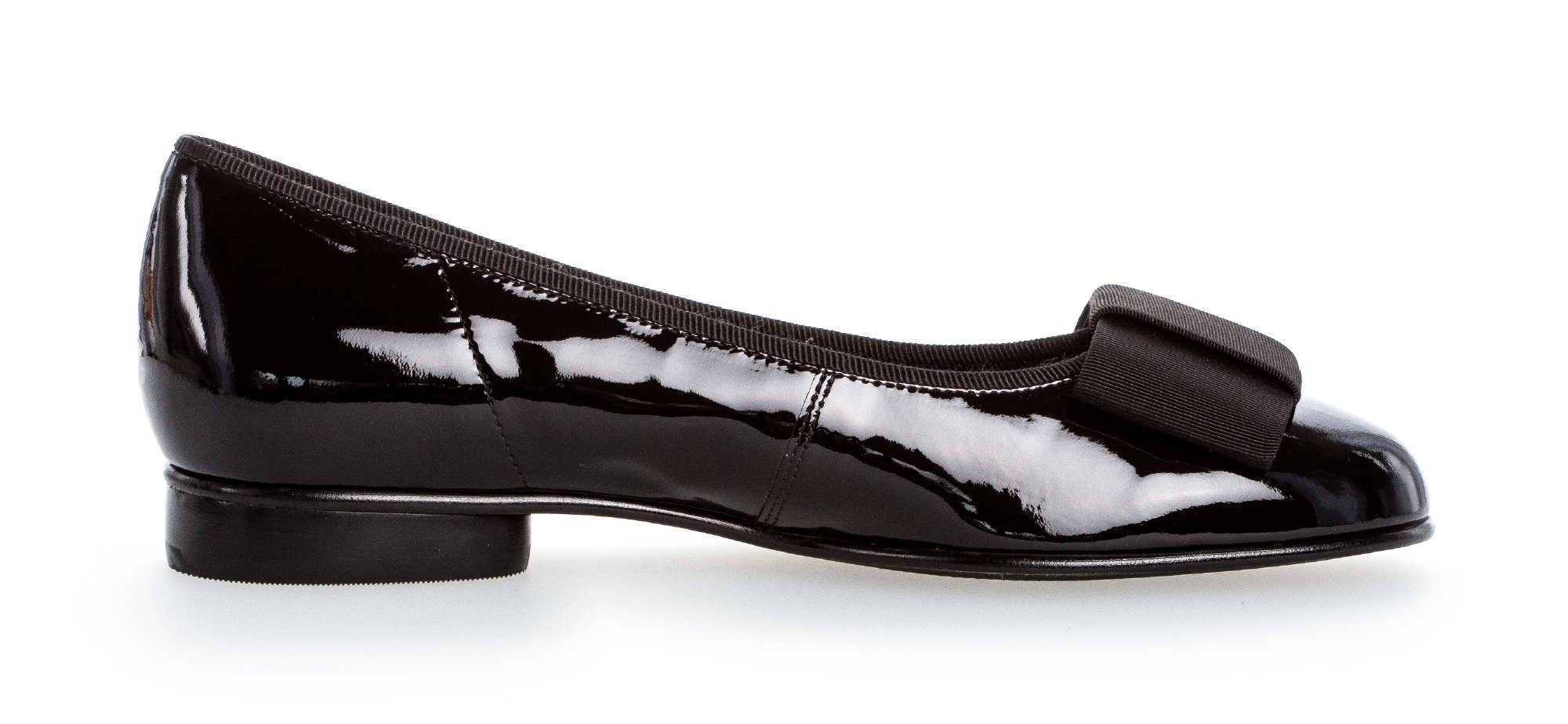 Gabor Ballerina's Flats, kitten heel, feestelijke schoenen met decoratieve strik