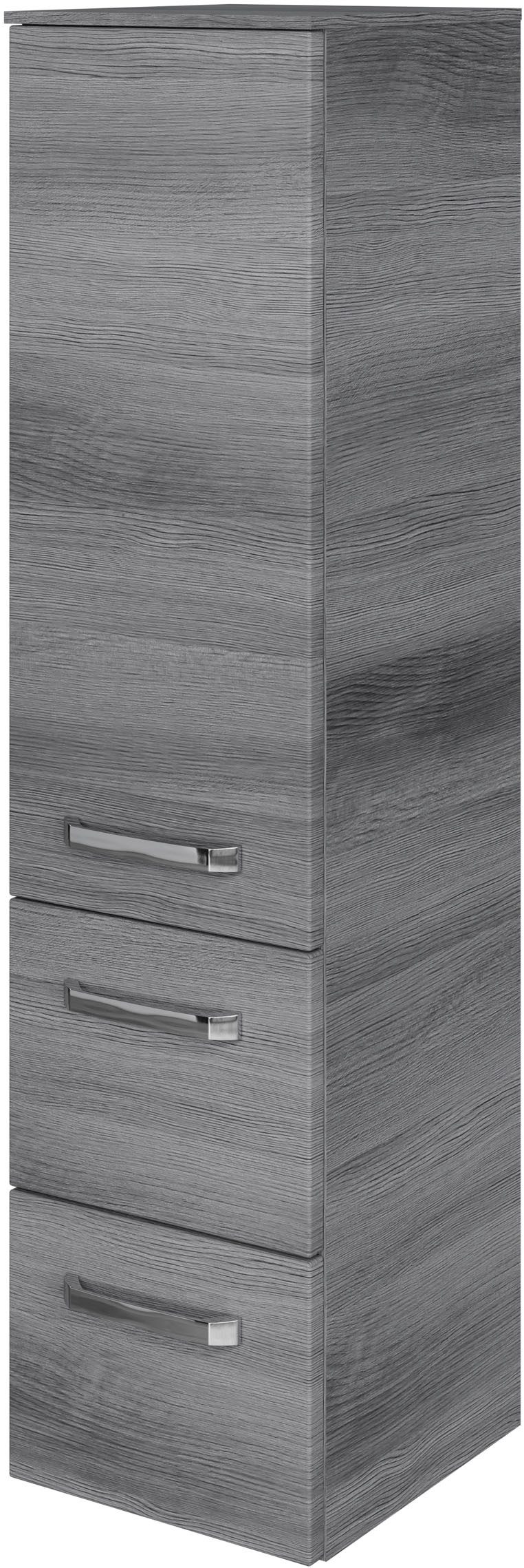 Saphir Halfhoge kast Serie 4010 Badschrank 30cm breit, 1 Tür, 2 Schubladen, inkl Türdämpfer