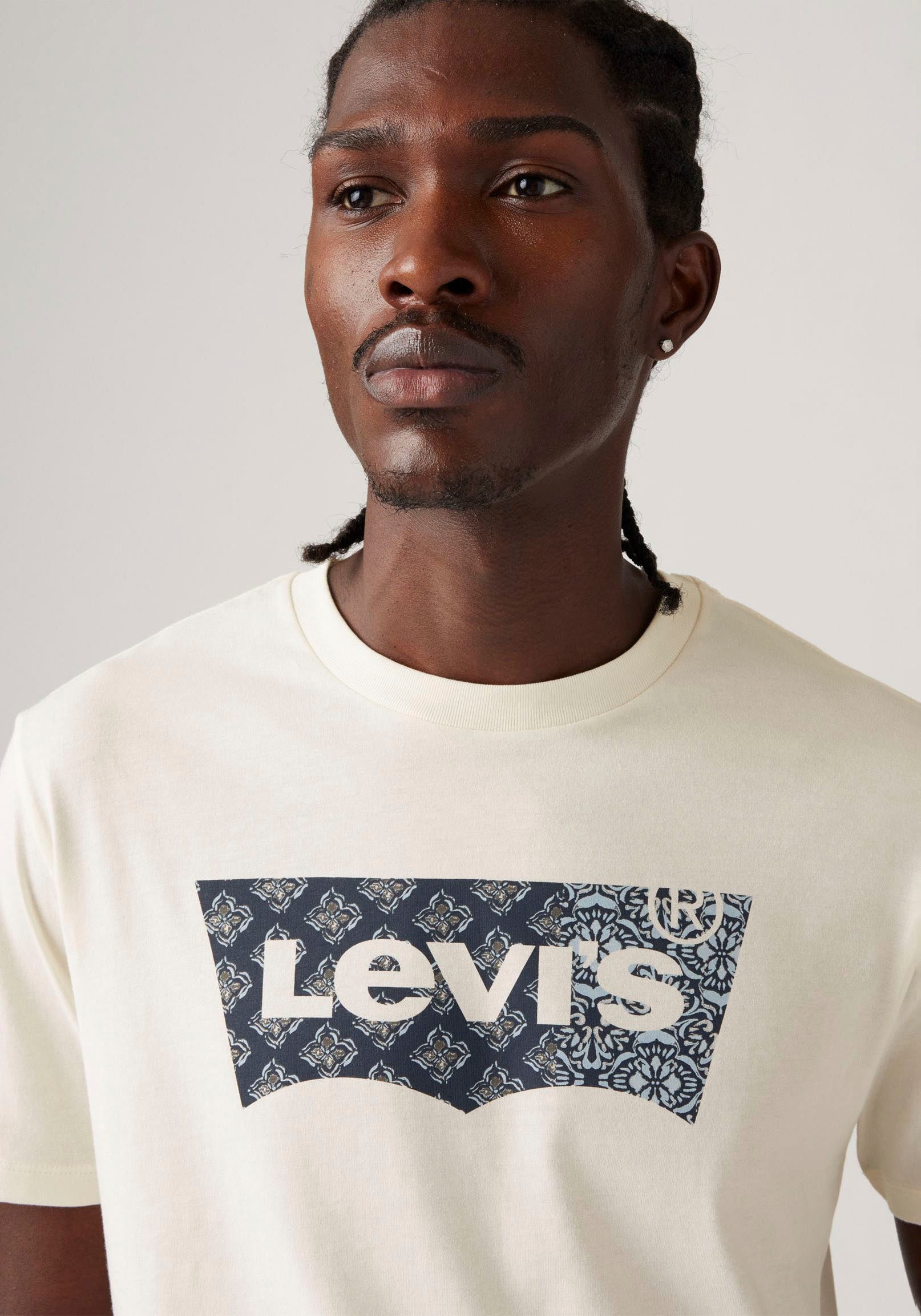 Levi's® T-shirt Batwing Logo Tee met logo-frontprint