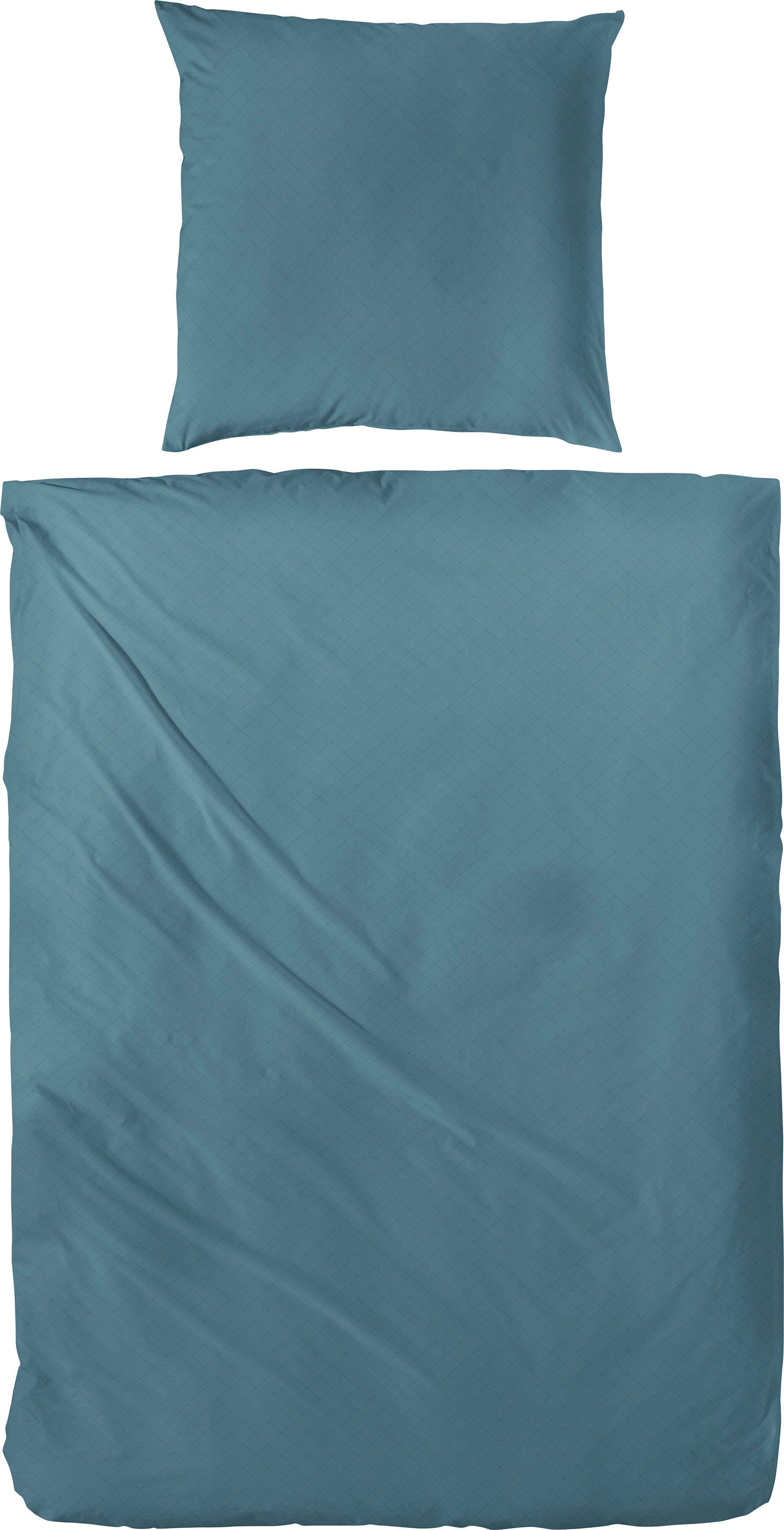 Primera Overtrekset Faúxuni met grafische kleine motieven dekbedovertrekken maat 1x 240x220 cm groen