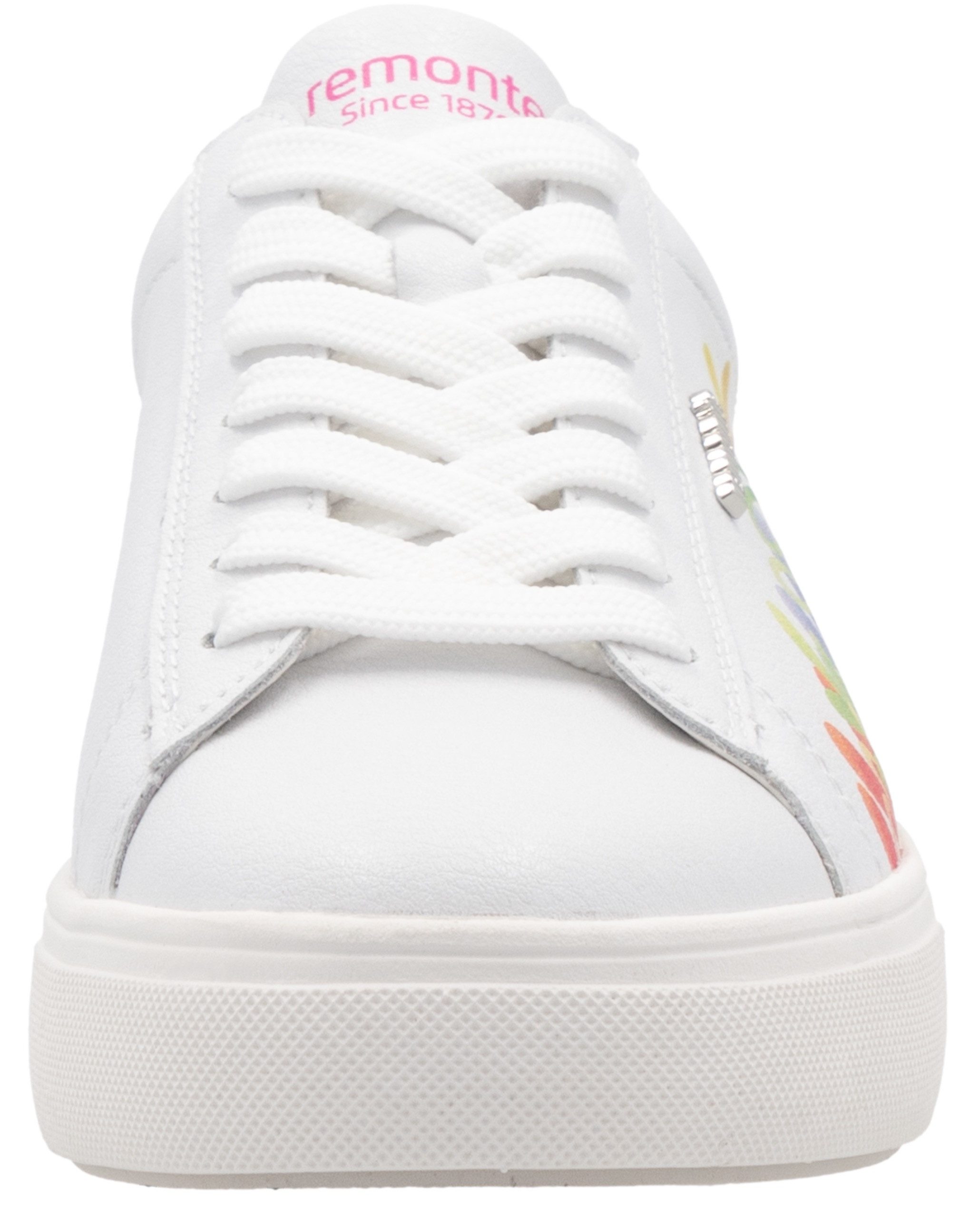 Remonte Plateausneakers , veterschoen, vrijetijdsschoen, lage schoen met contrastafwerking