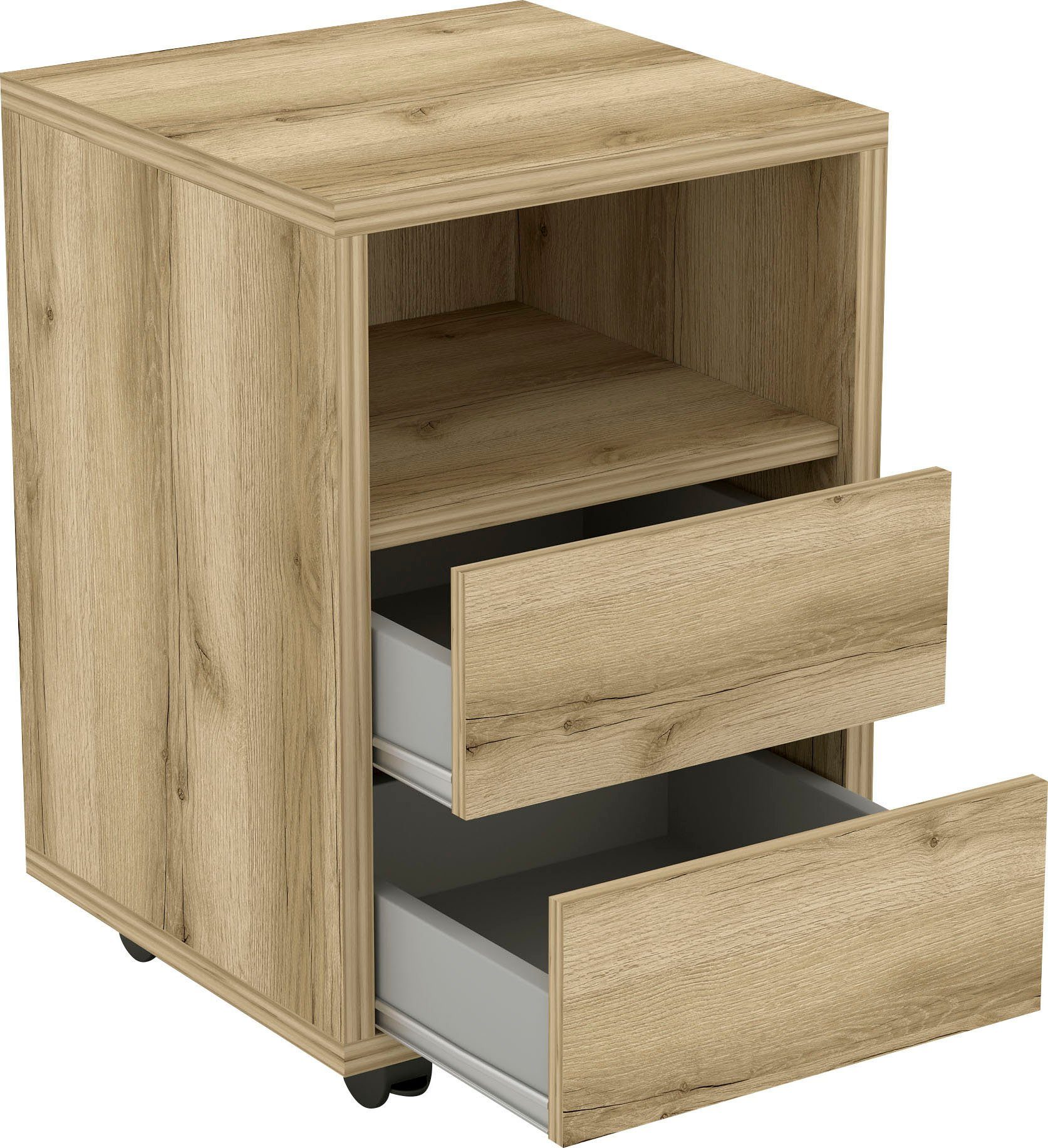 INOSIGN Kastje op wieltjes AGAPI Bureau ladeblok in modern design, 40 x 40 x 62 cm, 2 laden