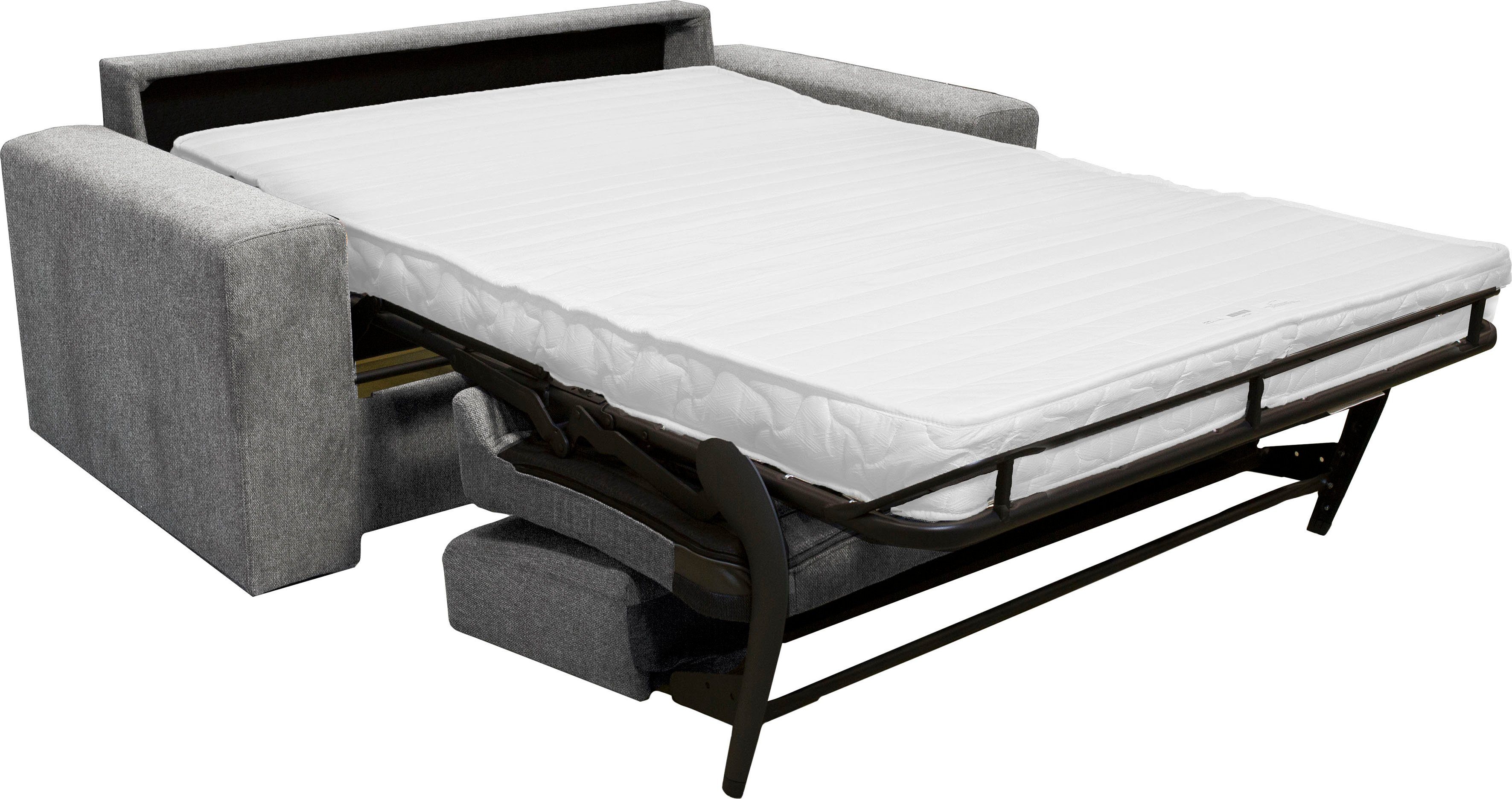Home affaire 2-zitsbank Roma matras hoogte 14 cm Bedfunctie, met vering, Afmeting liggend ca. 123x198 cm