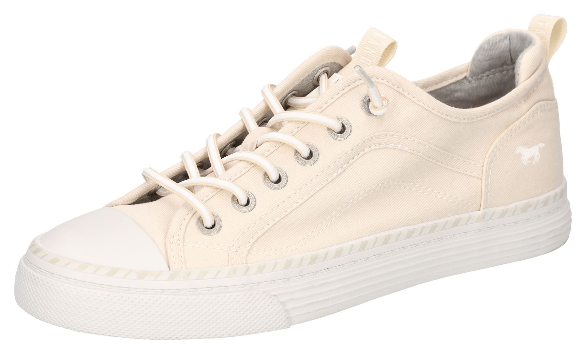 Mustang Shoes Slip-on sneakers , slippers, instapschoen, vrijetijdsschoen met gekleurde zoolrand
