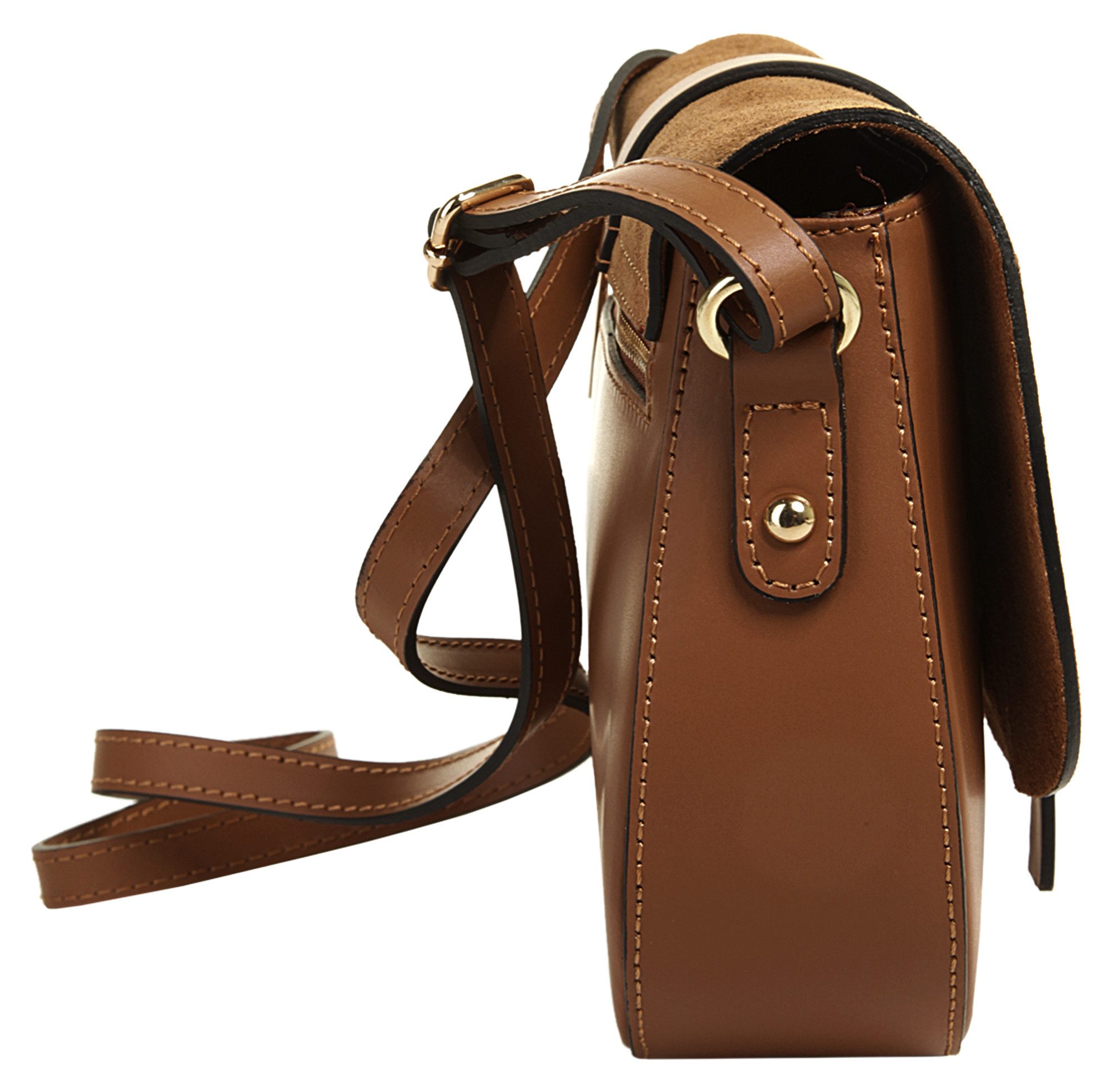 Cluty Schoudertas echt leer, made in italy