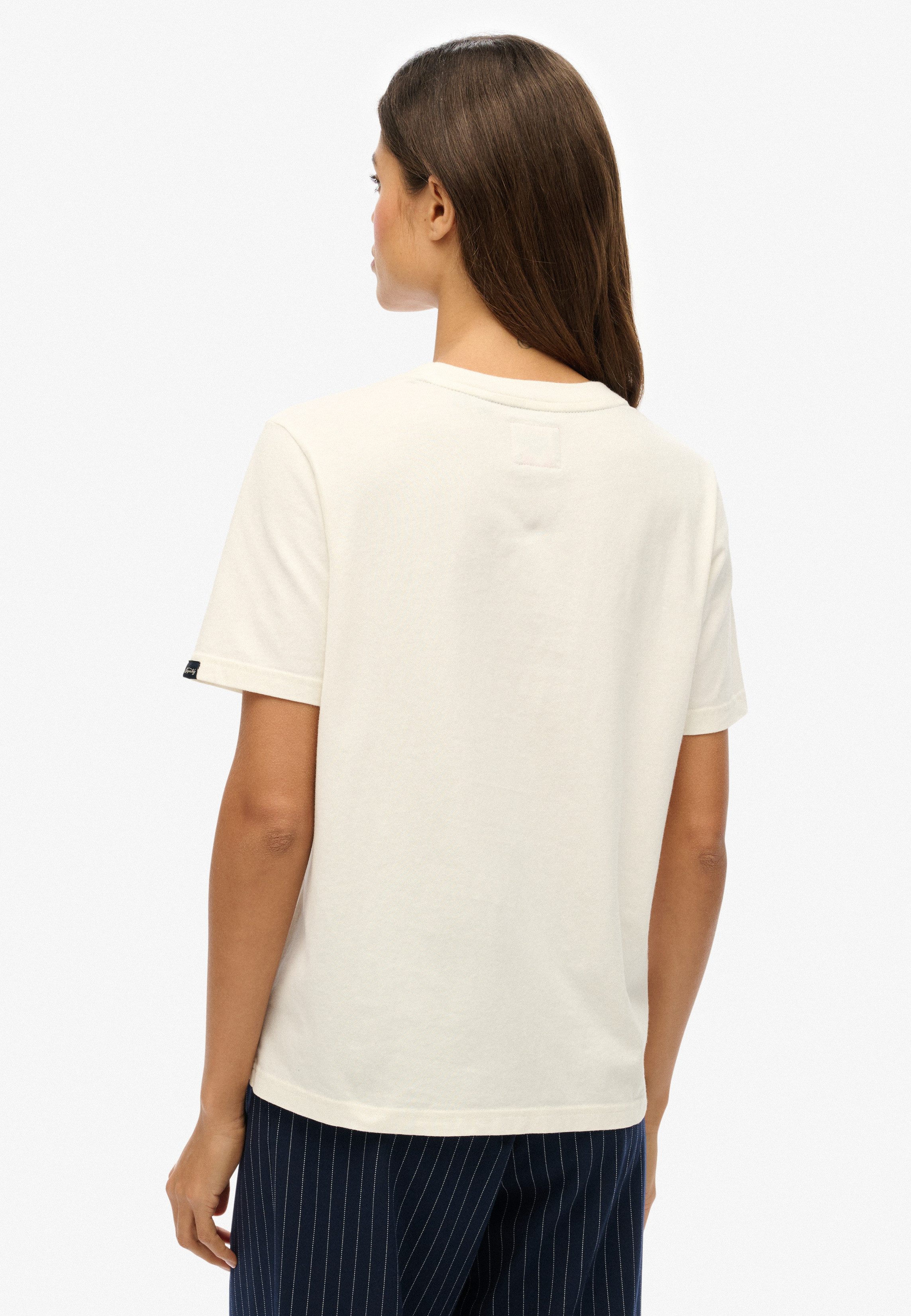 Superdry Shirt met print BRAND MARK RELAXED TEE