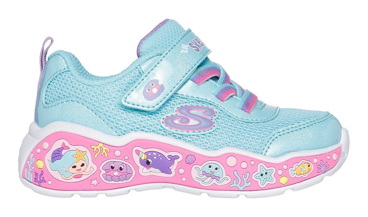 Skechers Babyschoentjes PLAY SCENE-FUN SQUAD , sneaker versierd met kleurrijke motieven, maat sjabloon te downloaden