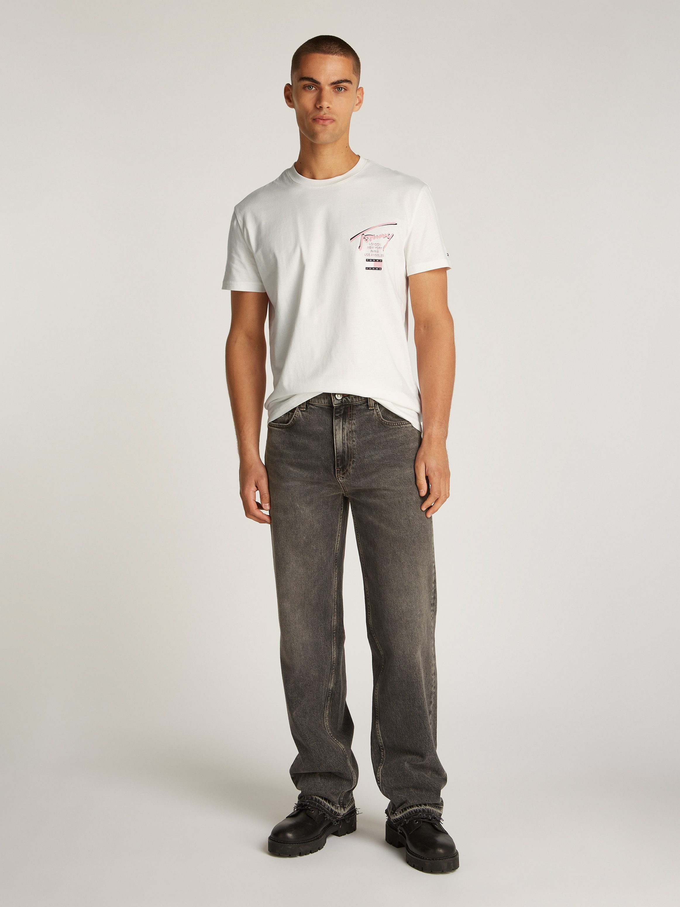 TOMMY JEANS T-shirt TJM REG TOMMY SIGN CITY TEE EXT