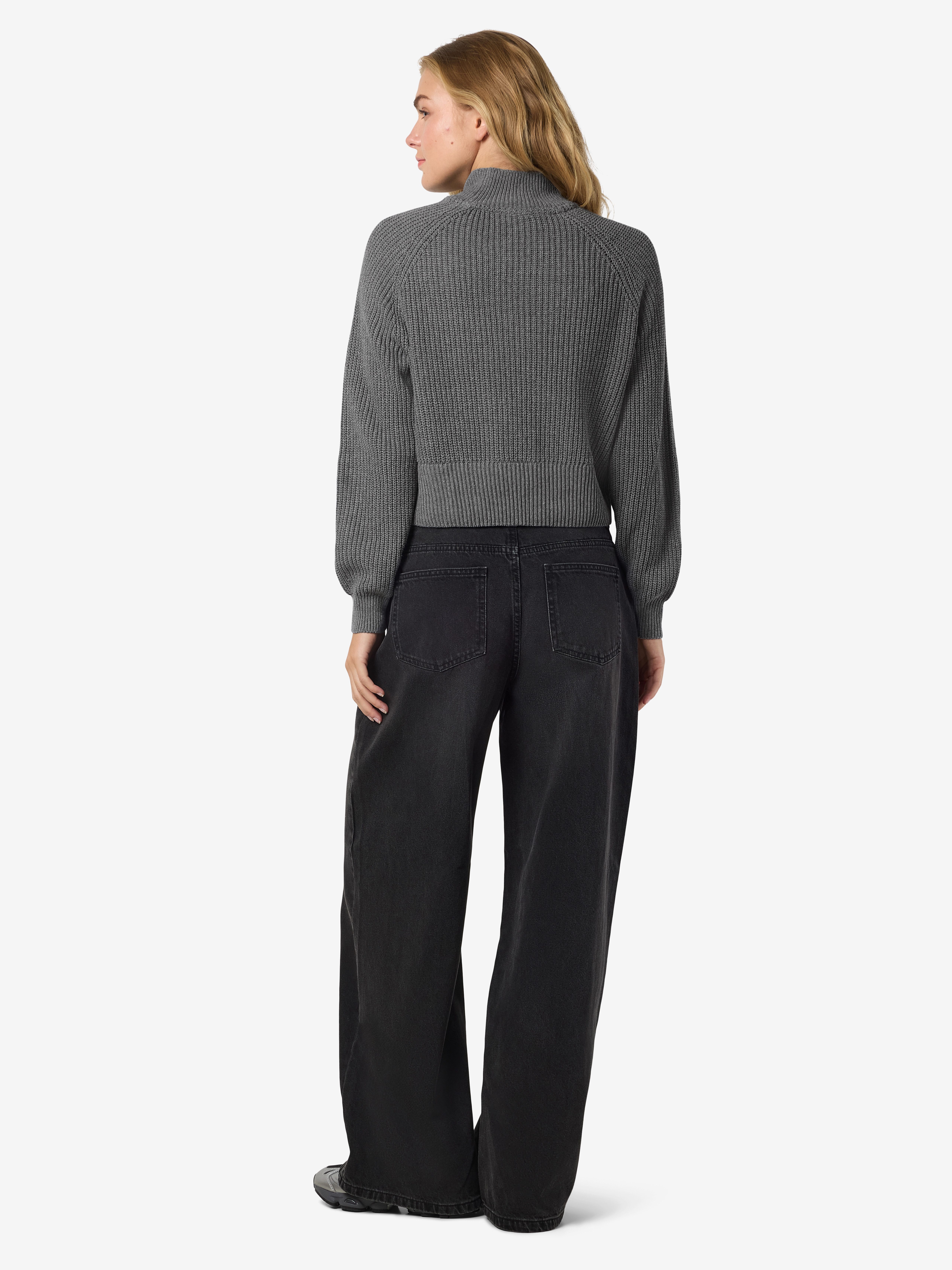 Noisy may Trui met staande kraag NMDARA L/S HIGH NECK KNIT FWD NOOS