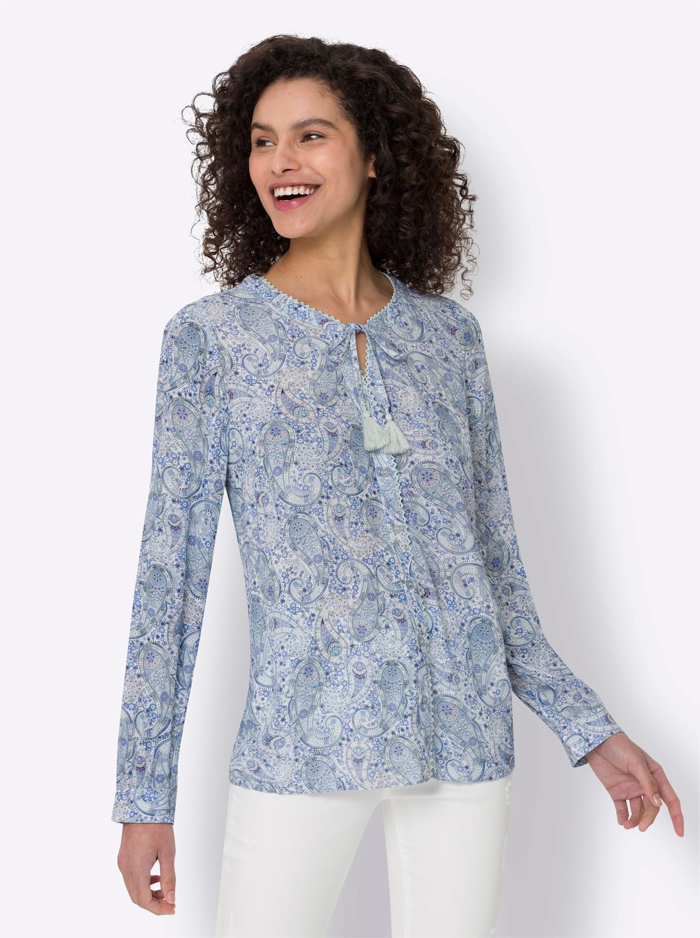heine Gekreukte blouse