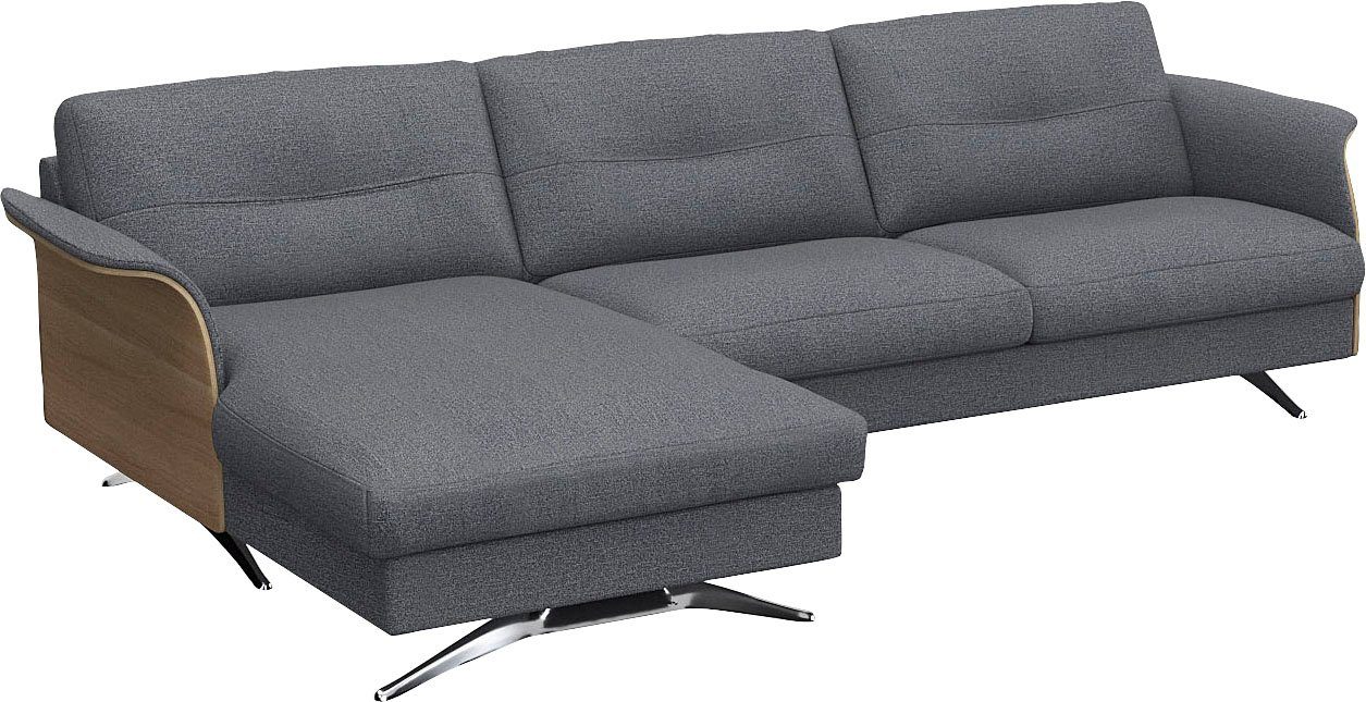 FLEXLUX Hoekbank Glow comfortabel en comfortabel door hoogwaardige zitconstructie, L-vorm