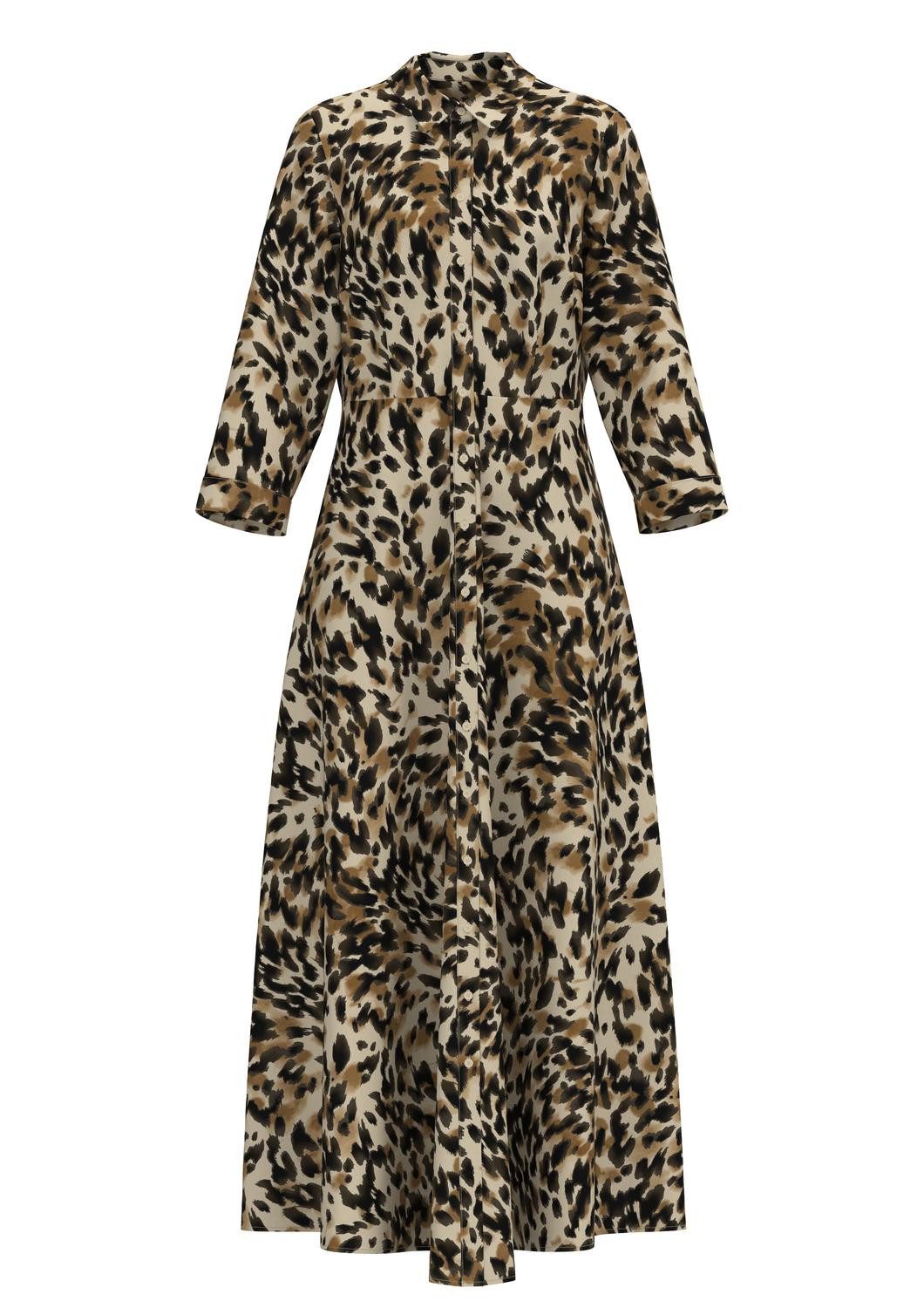 Y.A.S Jurk met overhemdkraag YASSAVANNA LONG SHIRT DRESS