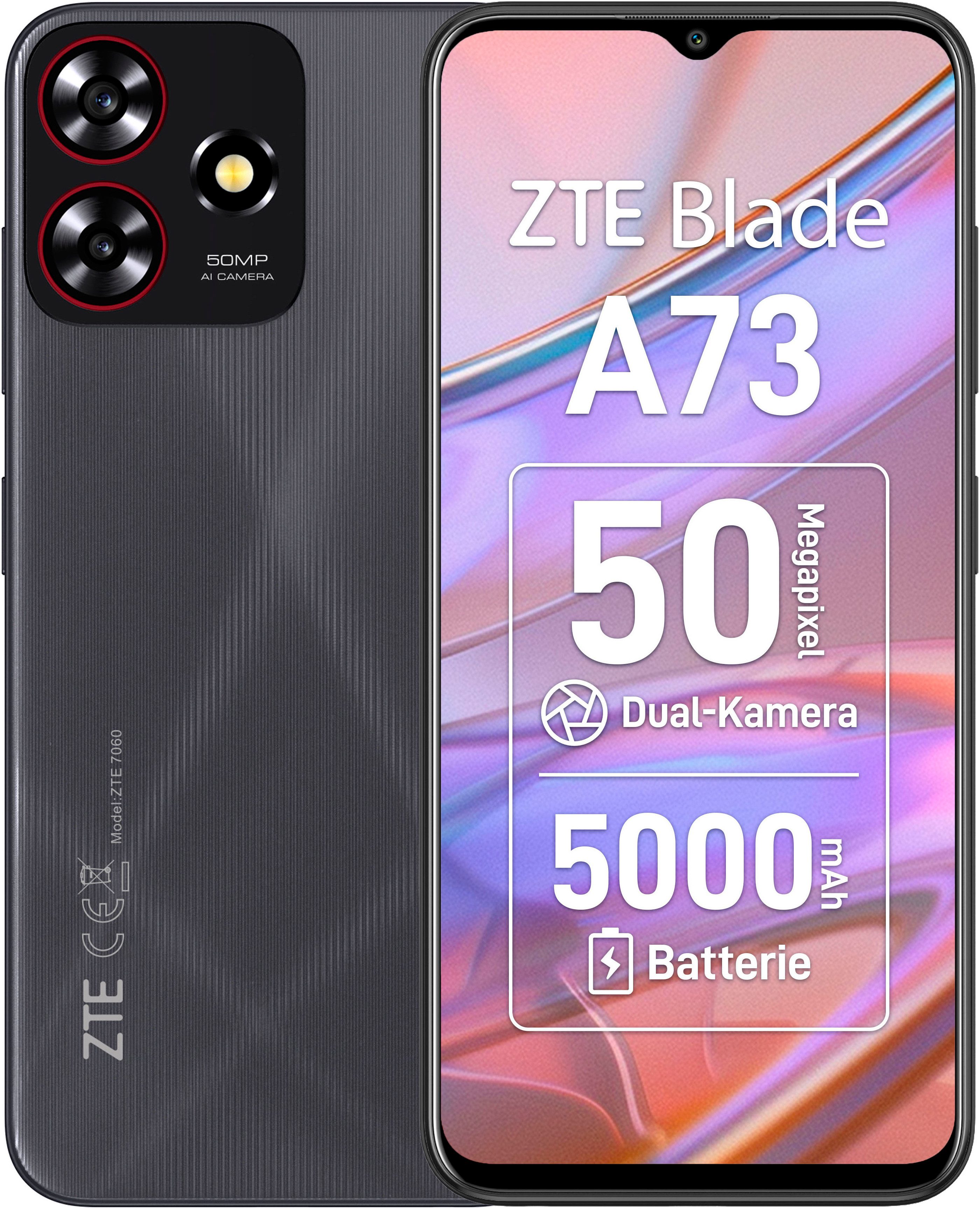 ZTE Smartphone Blade A73, 128 GB