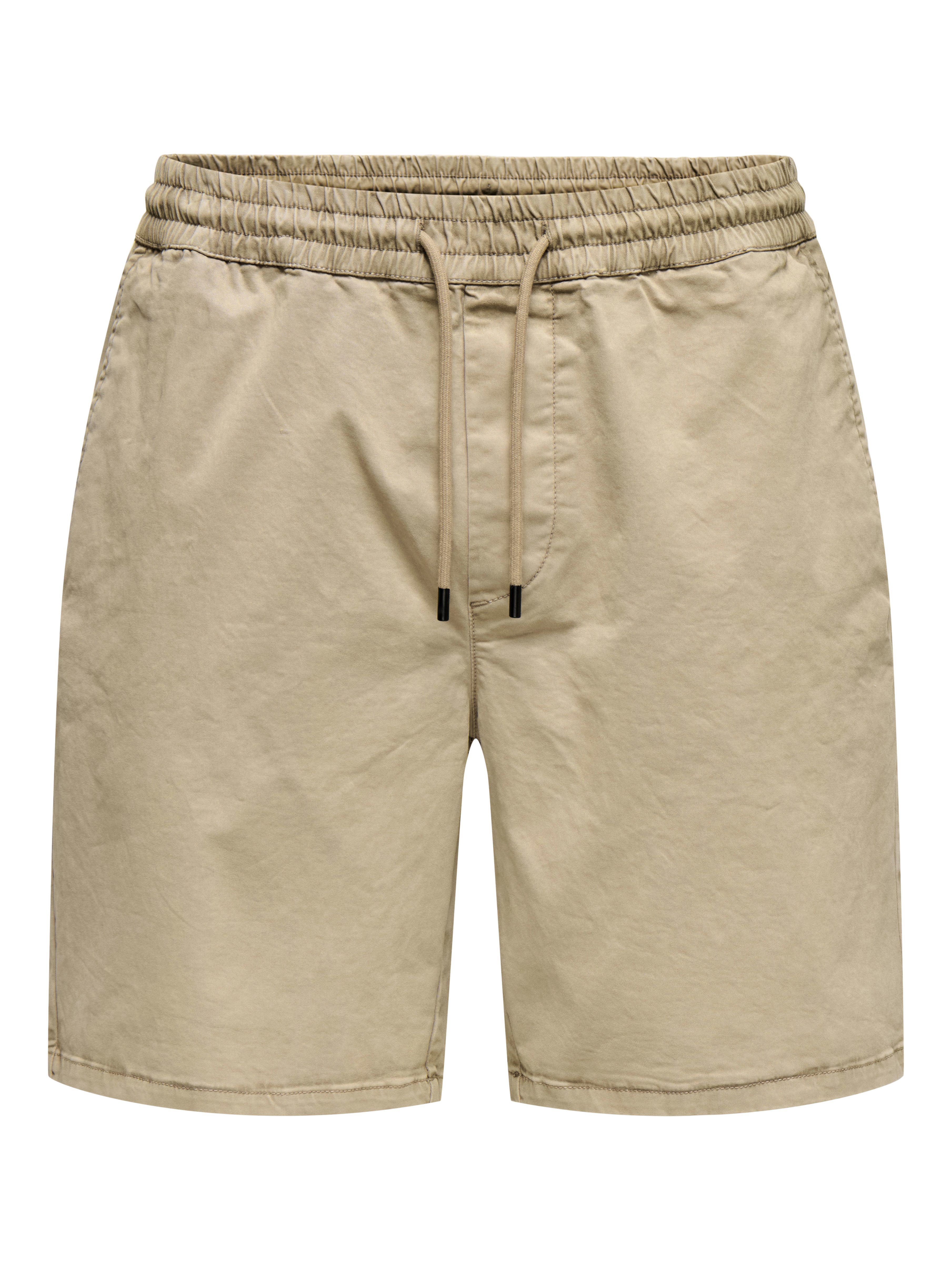 ONLY & SONS Short ONSTEL WASHED 0244 SHORTS heren bermuda broeken maat M beige