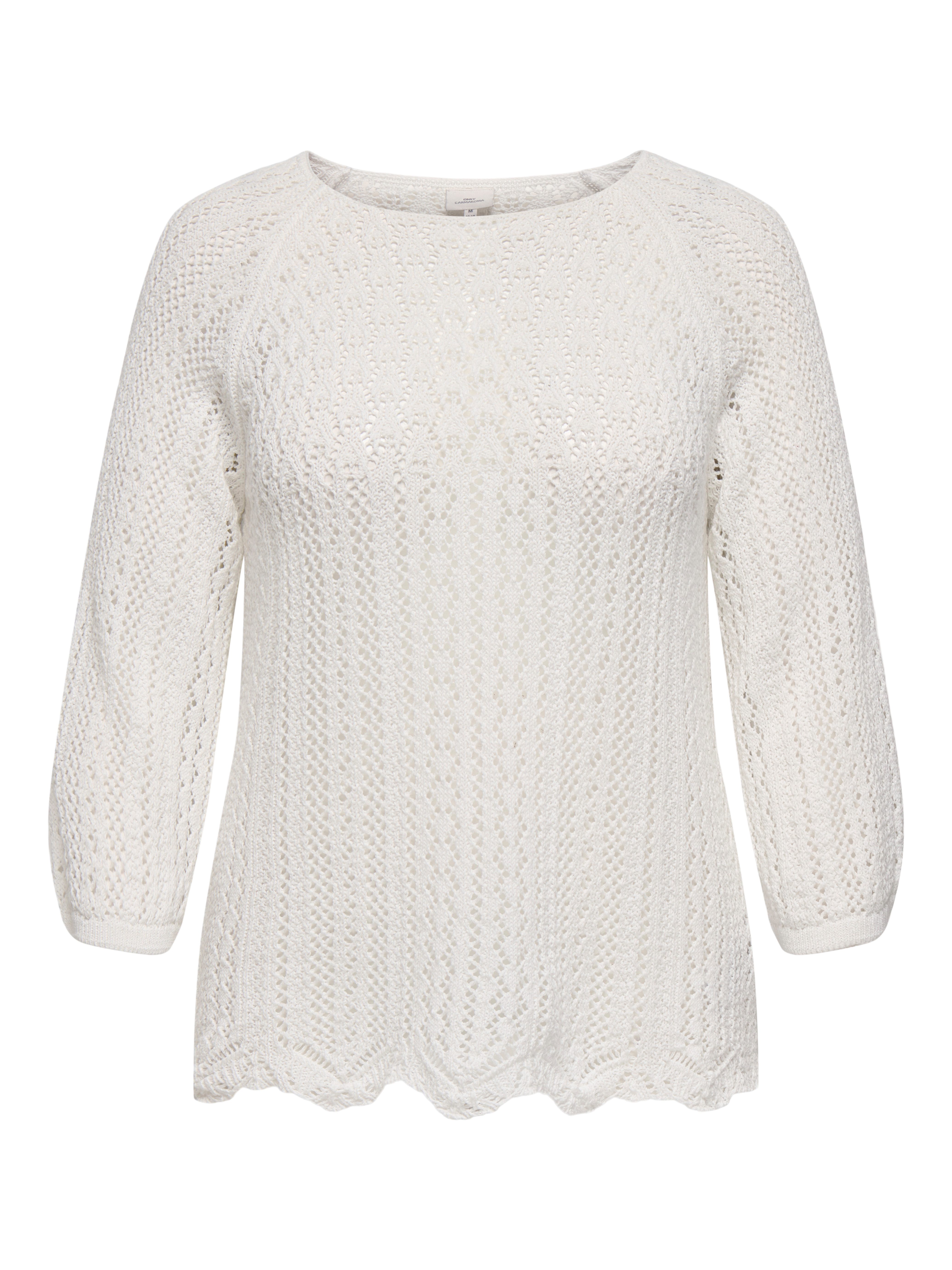 ONLY CARMAKOMA Gebreide trui CARNOLA LIFE 3/4 PULLOVER KNT NOOS