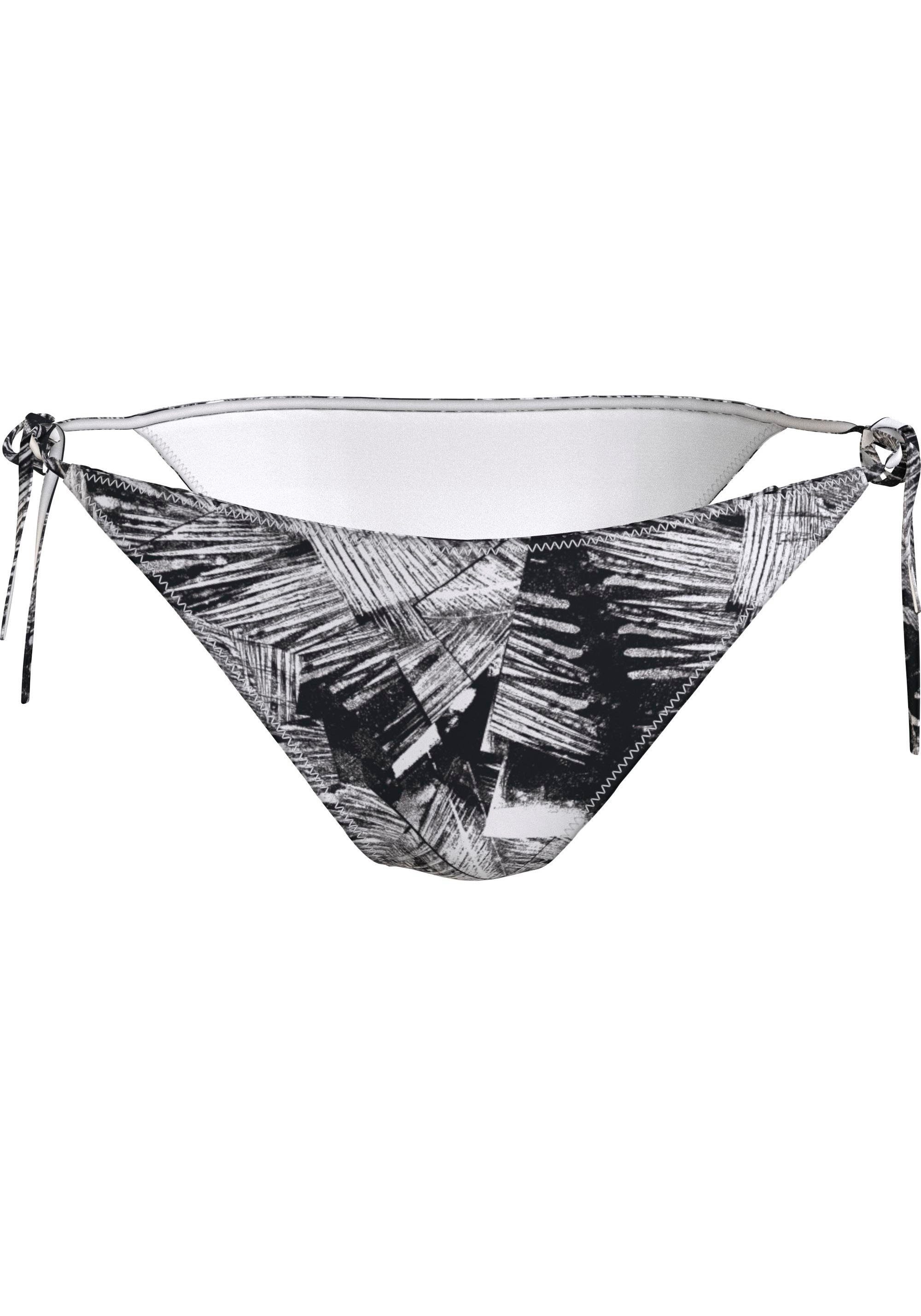 Calvin Klein Swimwear Bikinibroekje STRING SIDE TIE-PRINT in een look met patroon