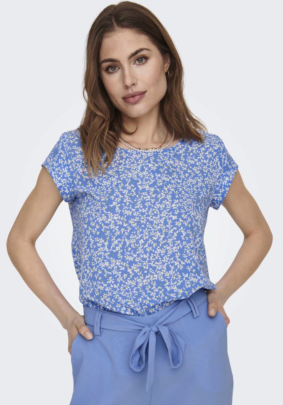 Only Shirtblouse ONLVIC S/S AOP TOP NOOS PTM