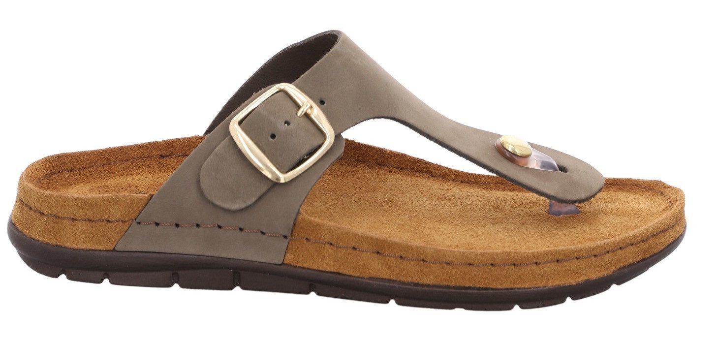 Rohde Teenslippers RODIGO-D Sleehak, zomerschoen, slippers, pantoffels met gespsluiting