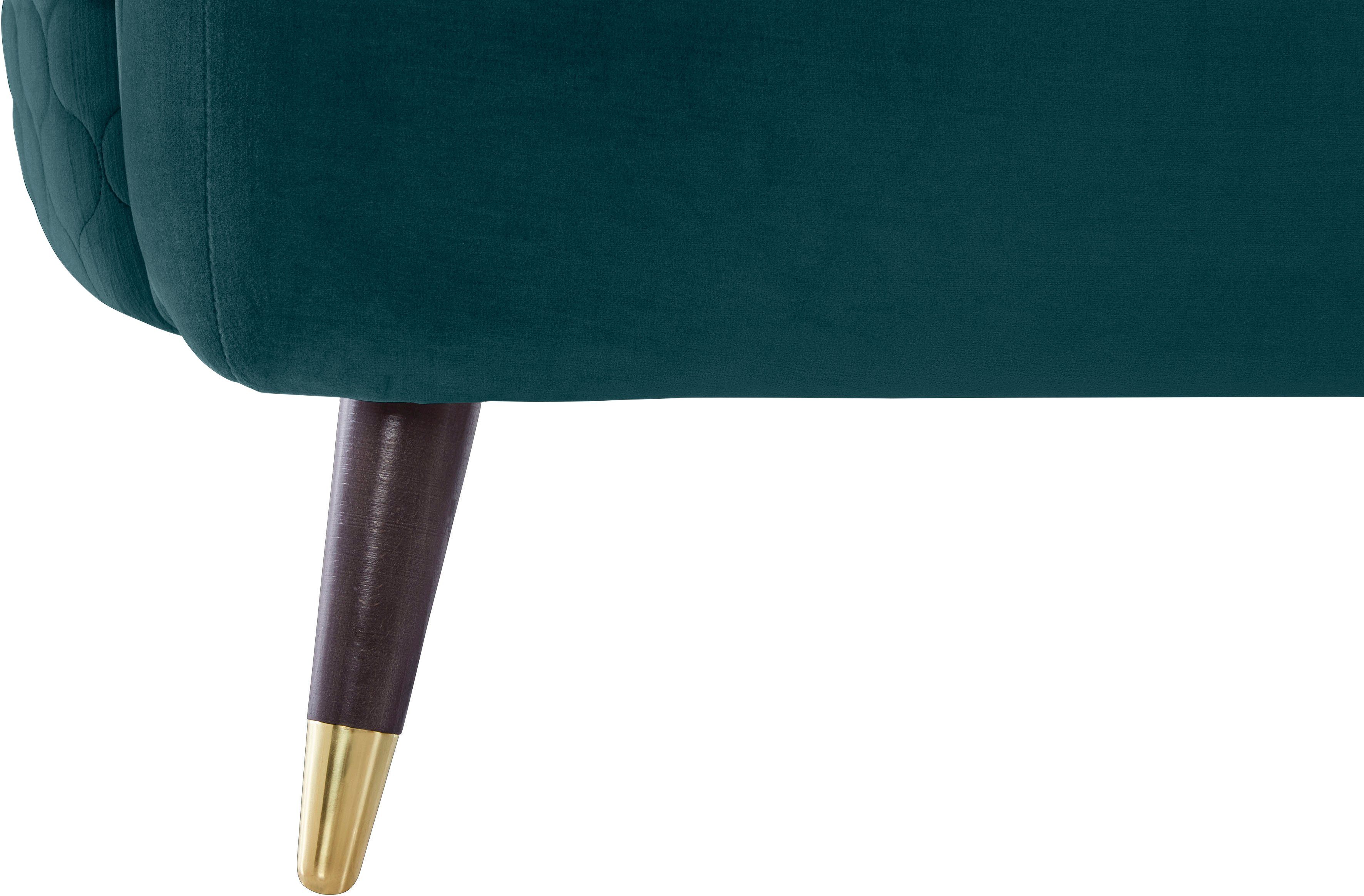 Guido Maria Kretschmer Home&Living Fauteuil Oradea cocktailstoel met elegante stiksels op achterzijde van de rugleuning