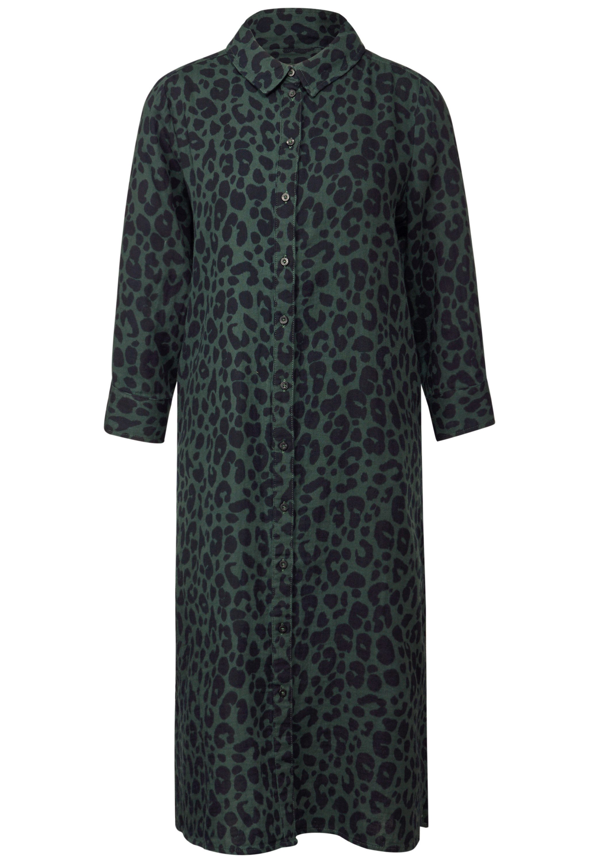 STREET ONE Midi-jurk met motief in mousseline-stijl
