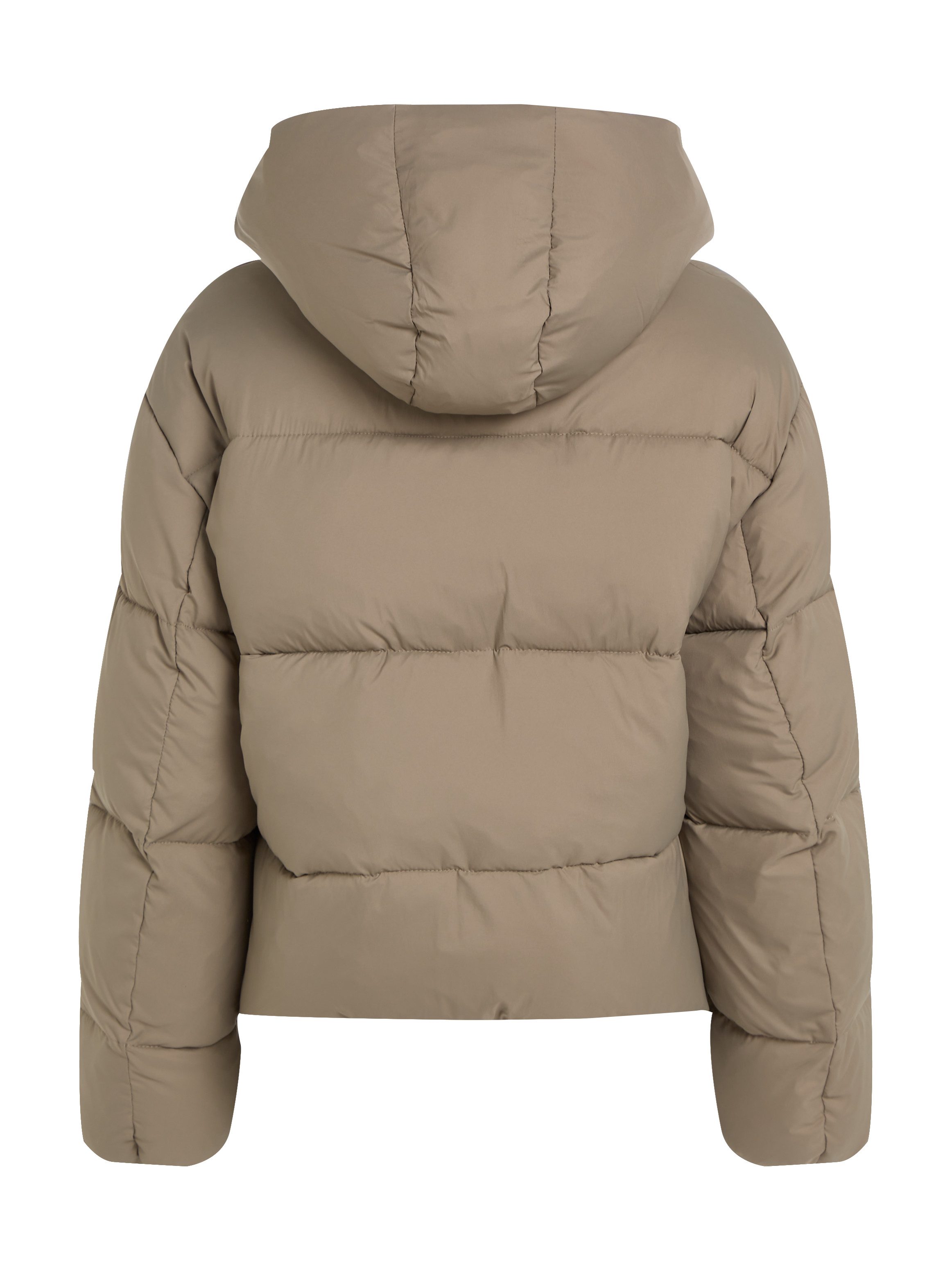 Calvin Klein Gewatteerde jas LOGO SHORT HOODED PUFFER