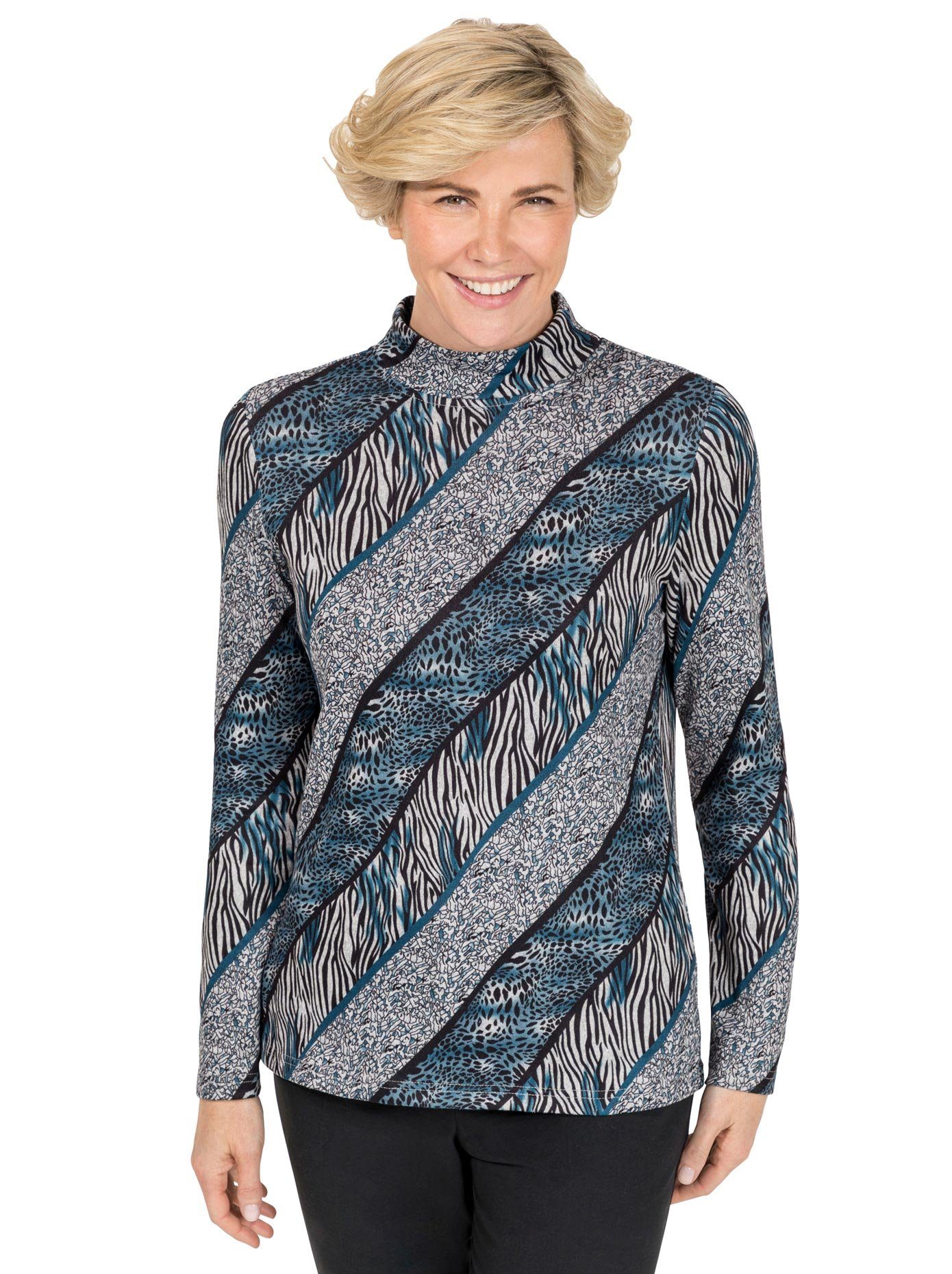 Classic Shirt met lange mouwen Wintershirt (1-delig)