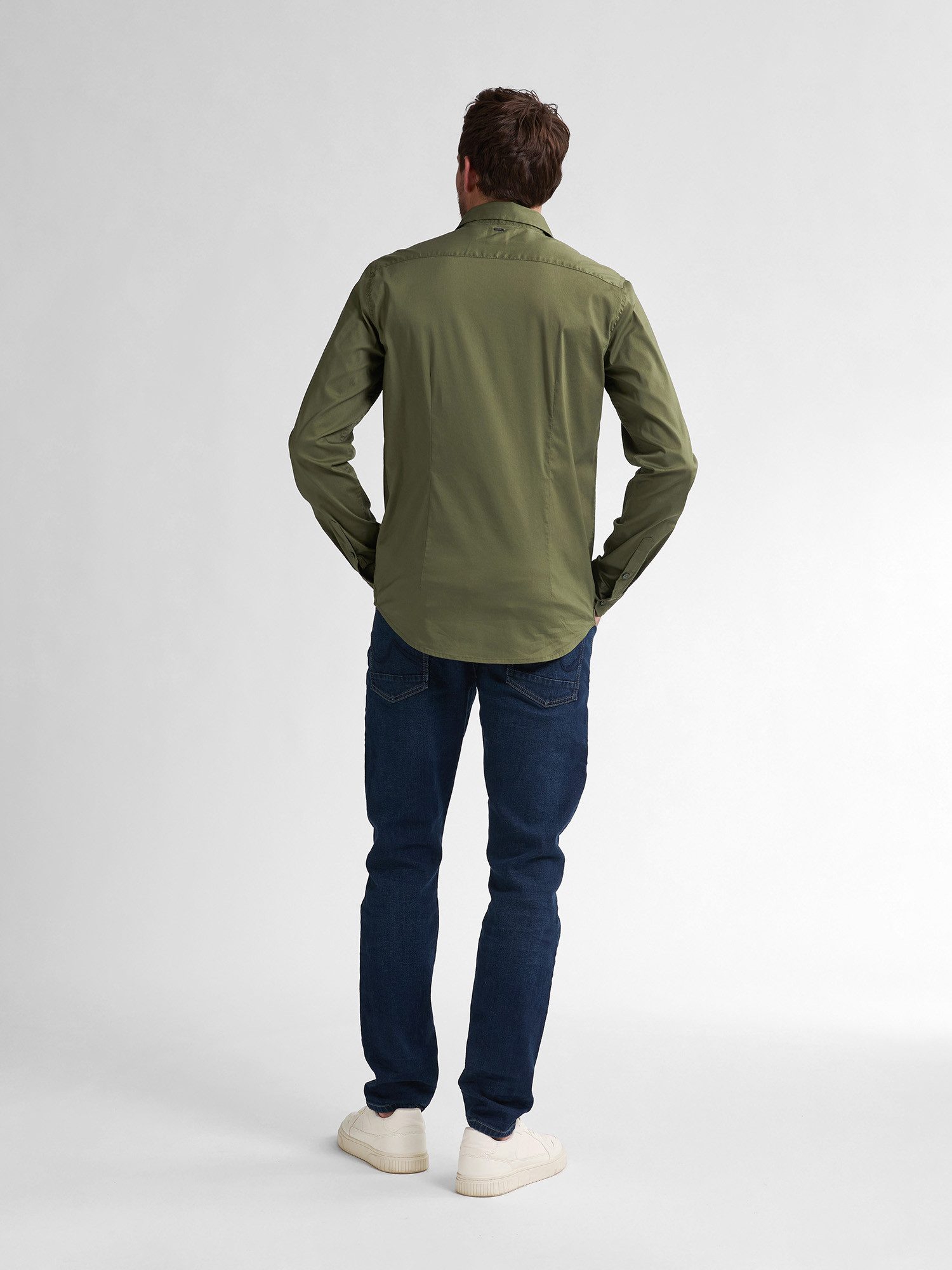 Petrol Industries Shirt met lange mouwen met button-downkraag